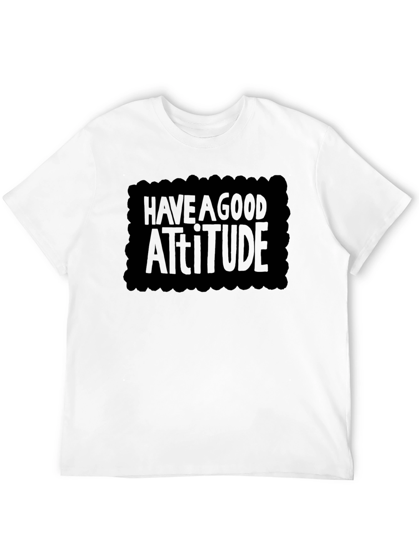 Black Have a Good Attitude T-Shirt view 12