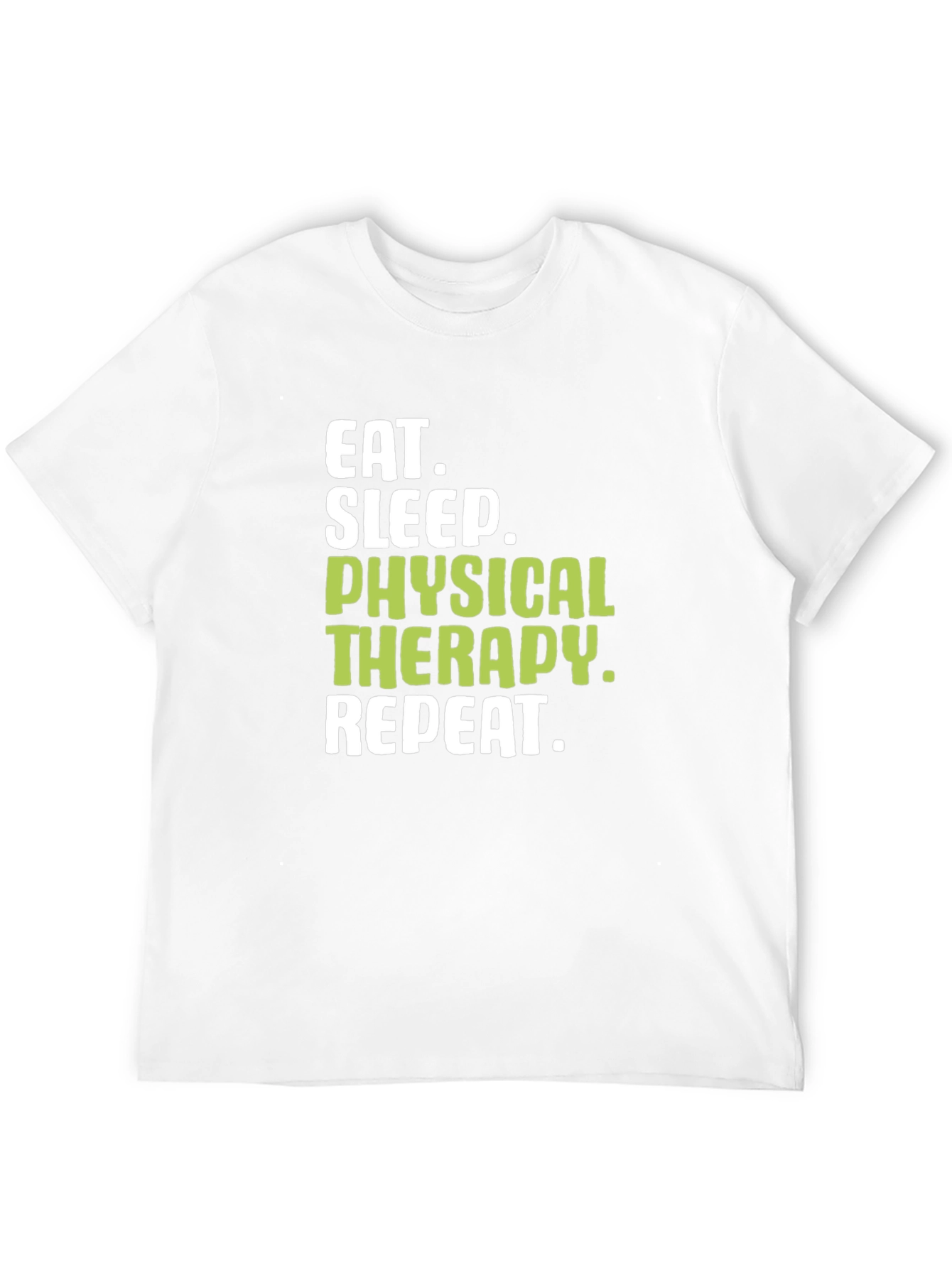 Black Eat Sleep Physical Therapy Repeat T-Shirt view 12
