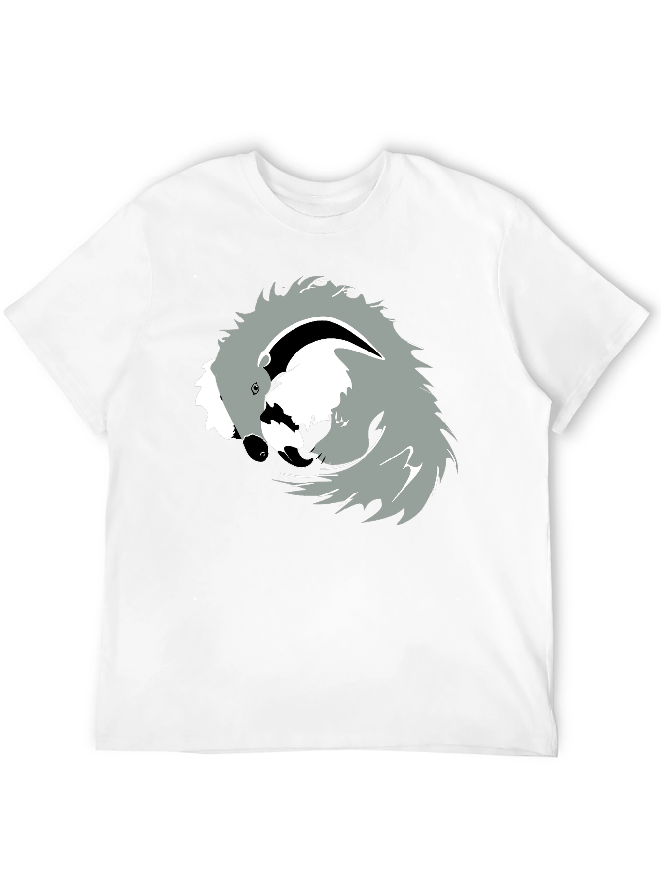 Black Cool Koala Graphic Tee - Black Cotton Shirt view 12