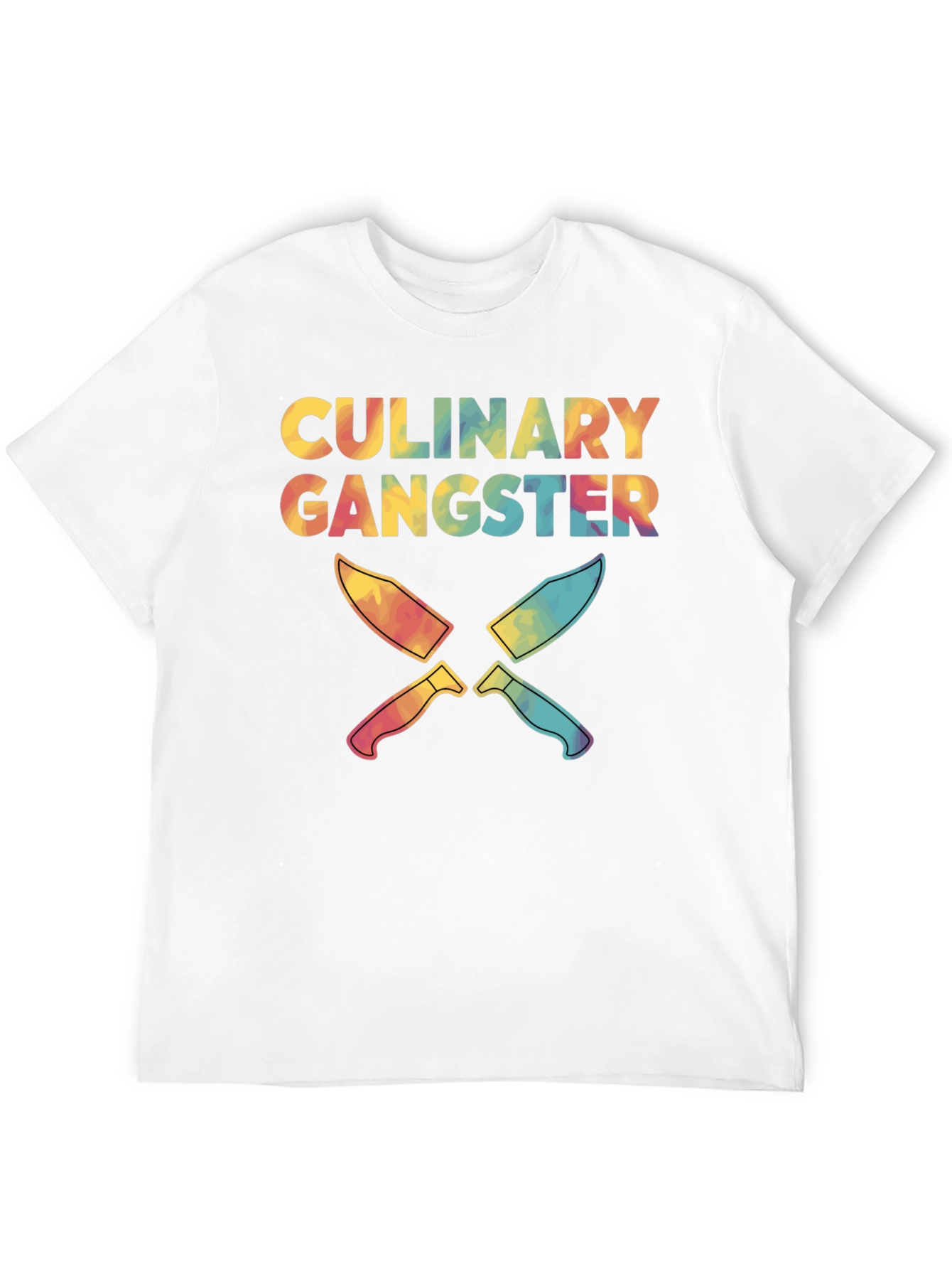 Black Culinary Gangster Tie Dye T-Shirt view 12