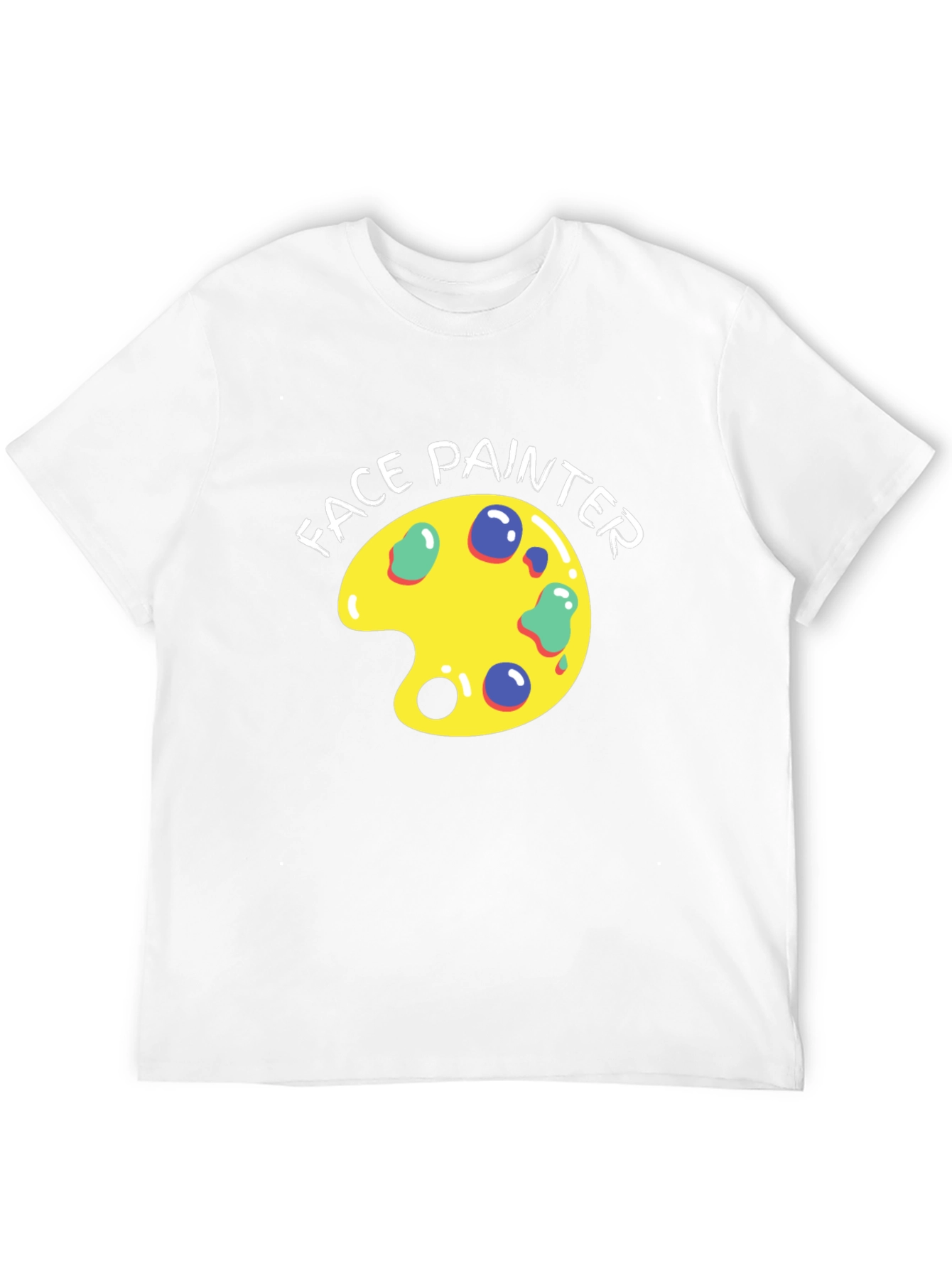 Face Painter T-Shirt - Artistic Palette Design - 12