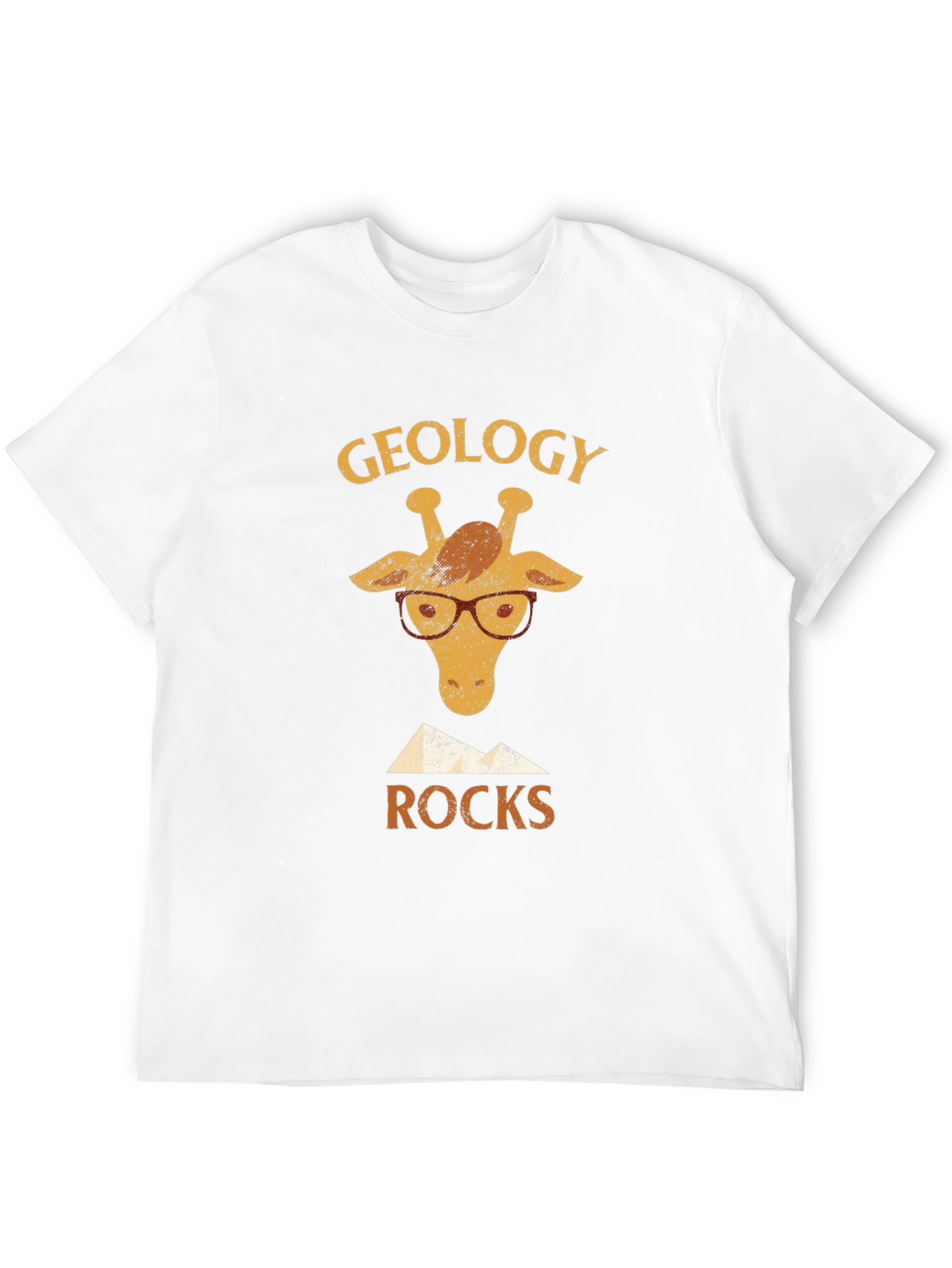 Black Geology Giraffe T-Shirt - Geology Rocks! view 12