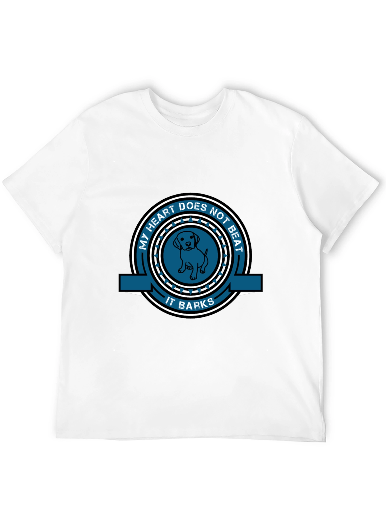 My Heart Does Not Beat Dog Lover T-Shirt - 12