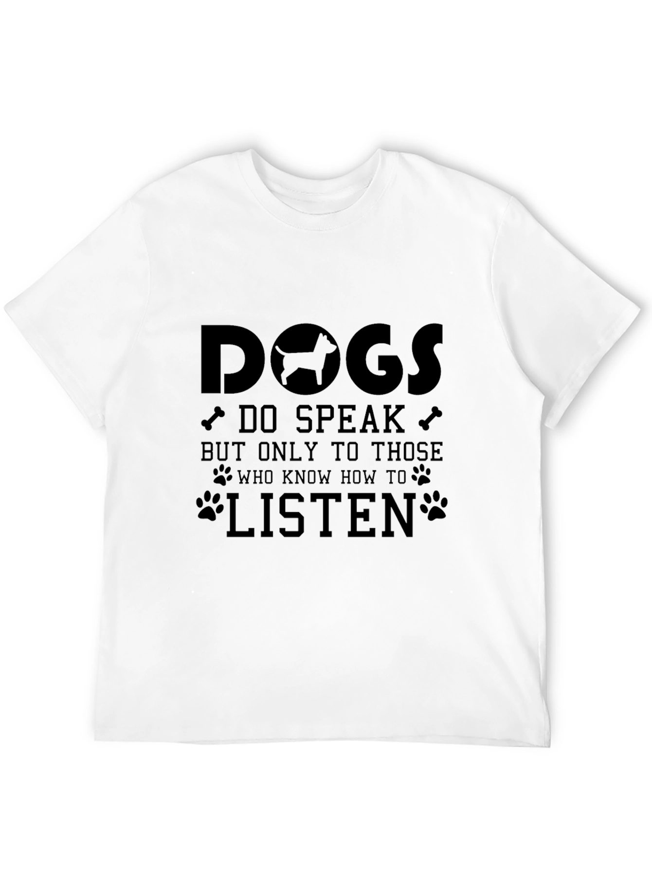 Black Dogs Speak T-Shirt view 12
