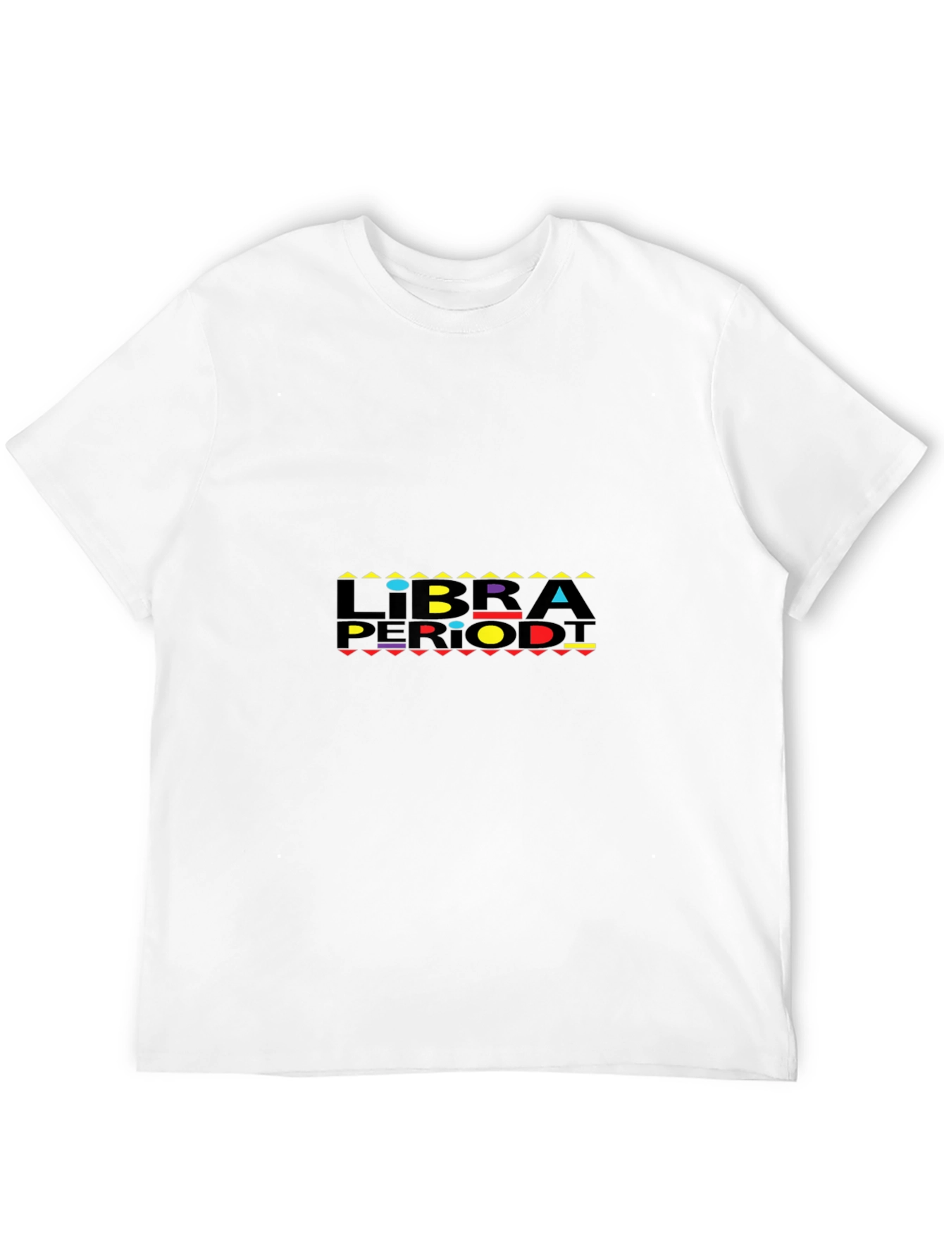 Black Libra Period! Men's Black Graphic T-Shirt view 12