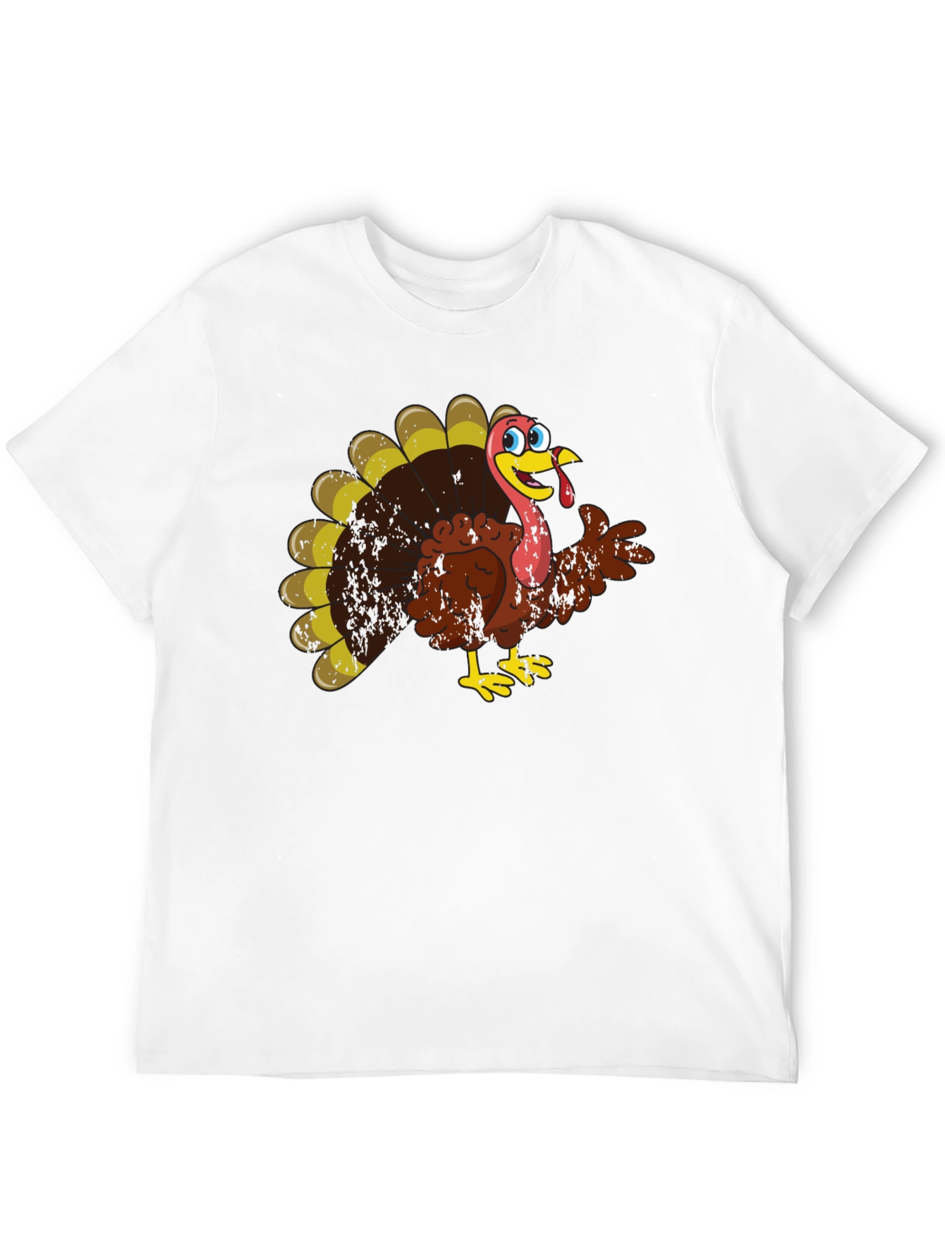 Black Funny Turkey Graphic Tee view 12