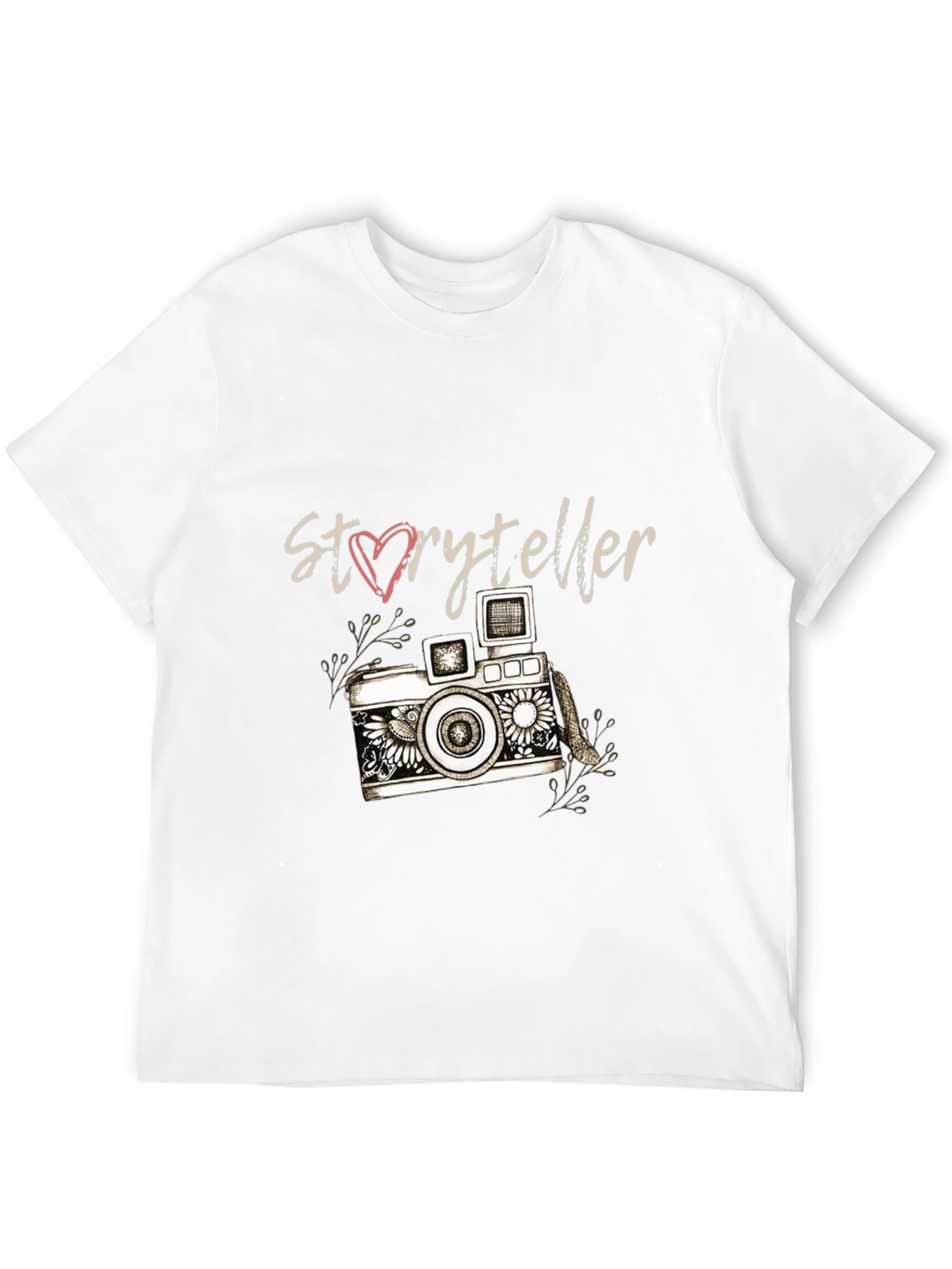 Black Storyteller Camera Graphic T-Shirt view 12