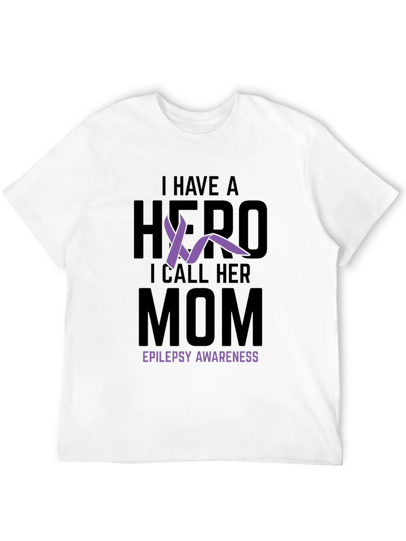Epilepsy Awareness Hero Mom T-Shirt - 12