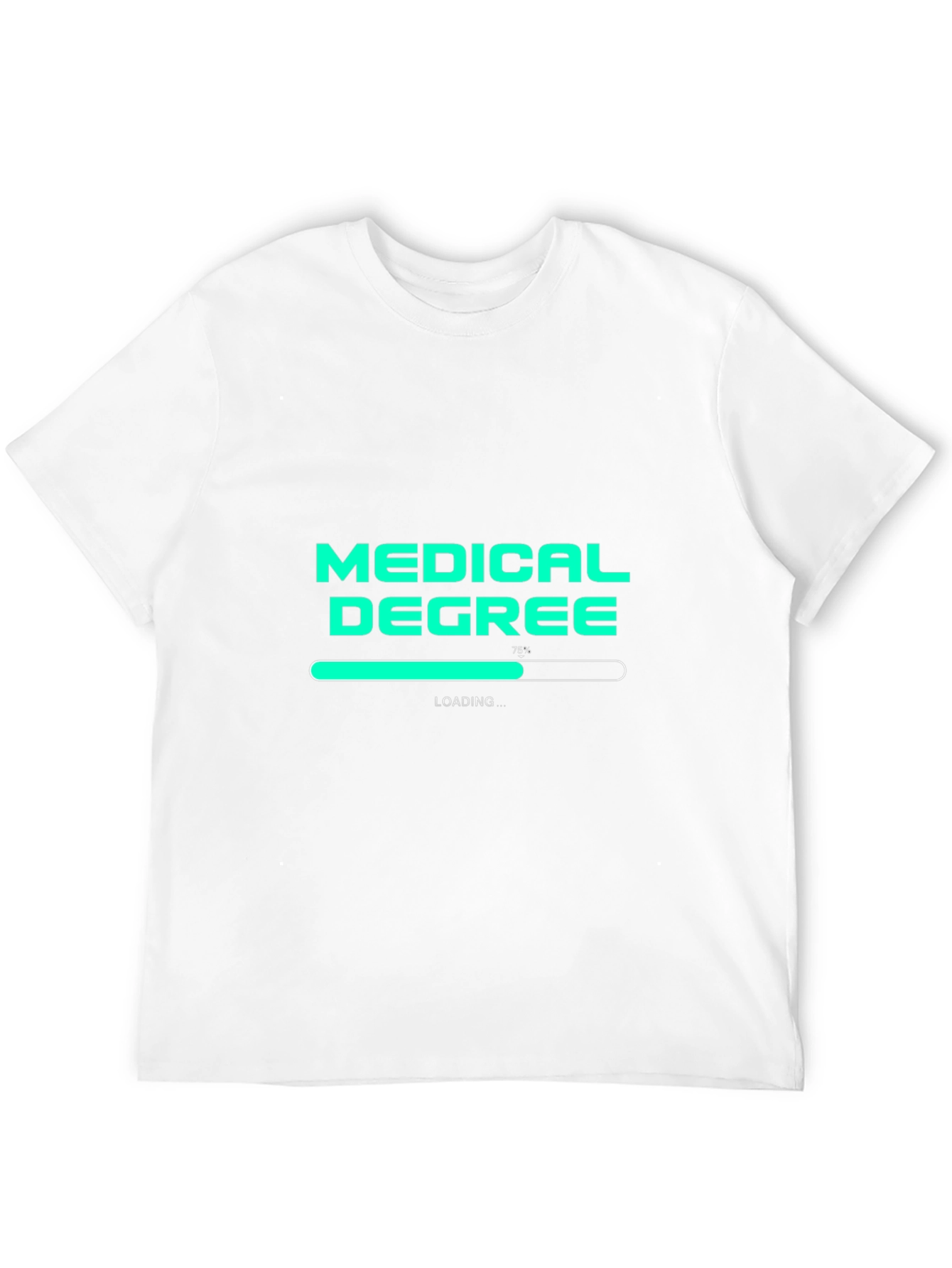 Black Medical Degree Loading T-Shirt - Student Doctor Gift view 12