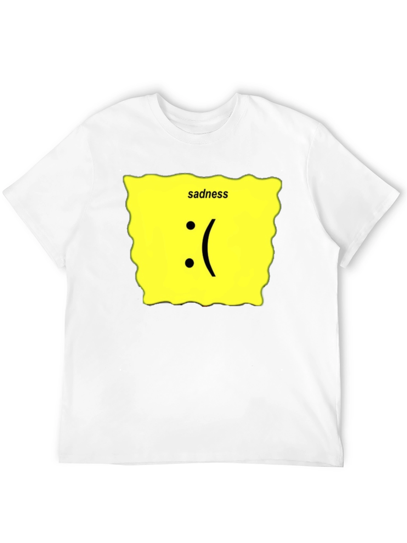 Black Sadness Graphic T-Shirt - Black view 12