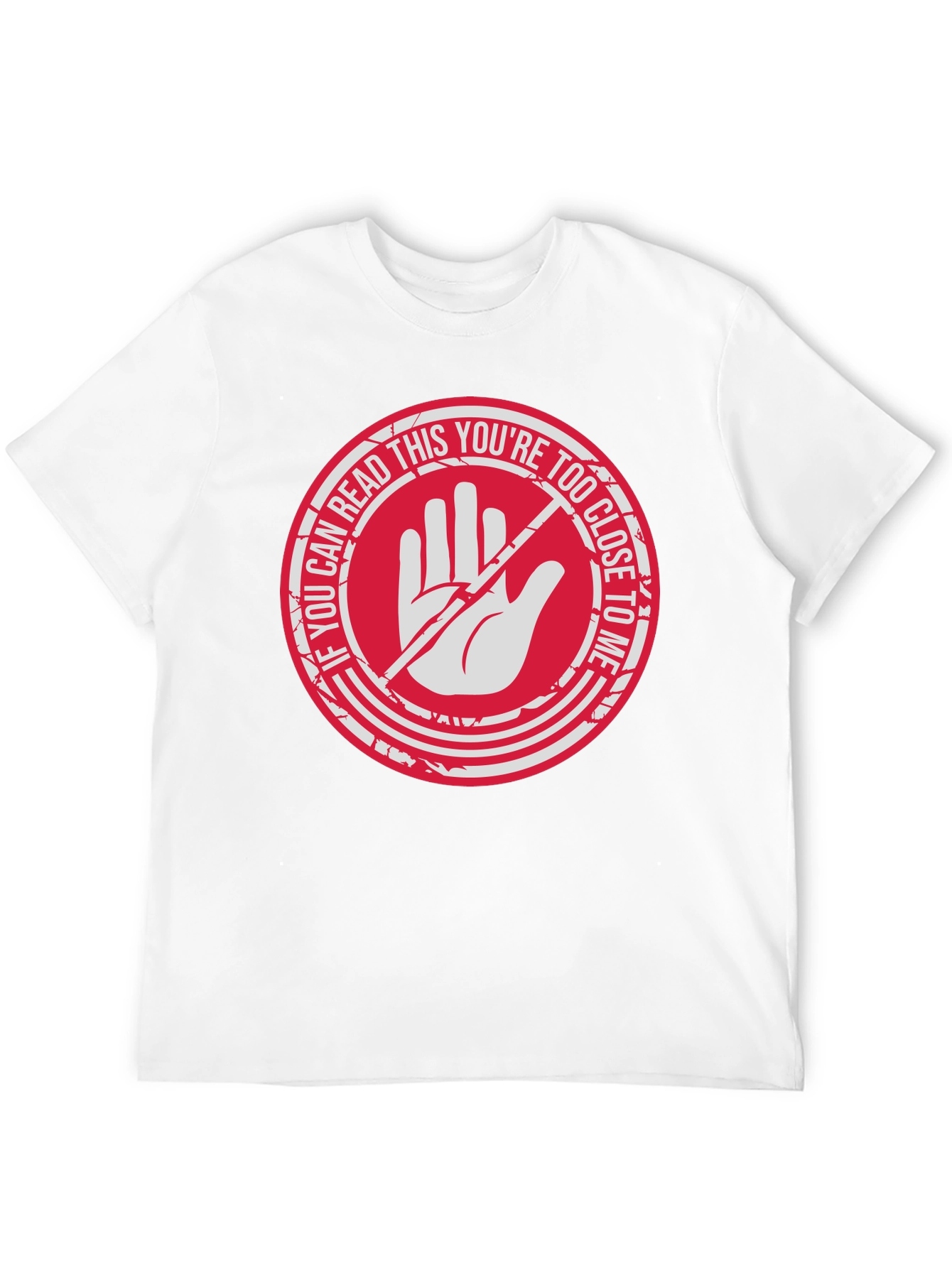 Black Too Close Tee - Stay Back! view 12