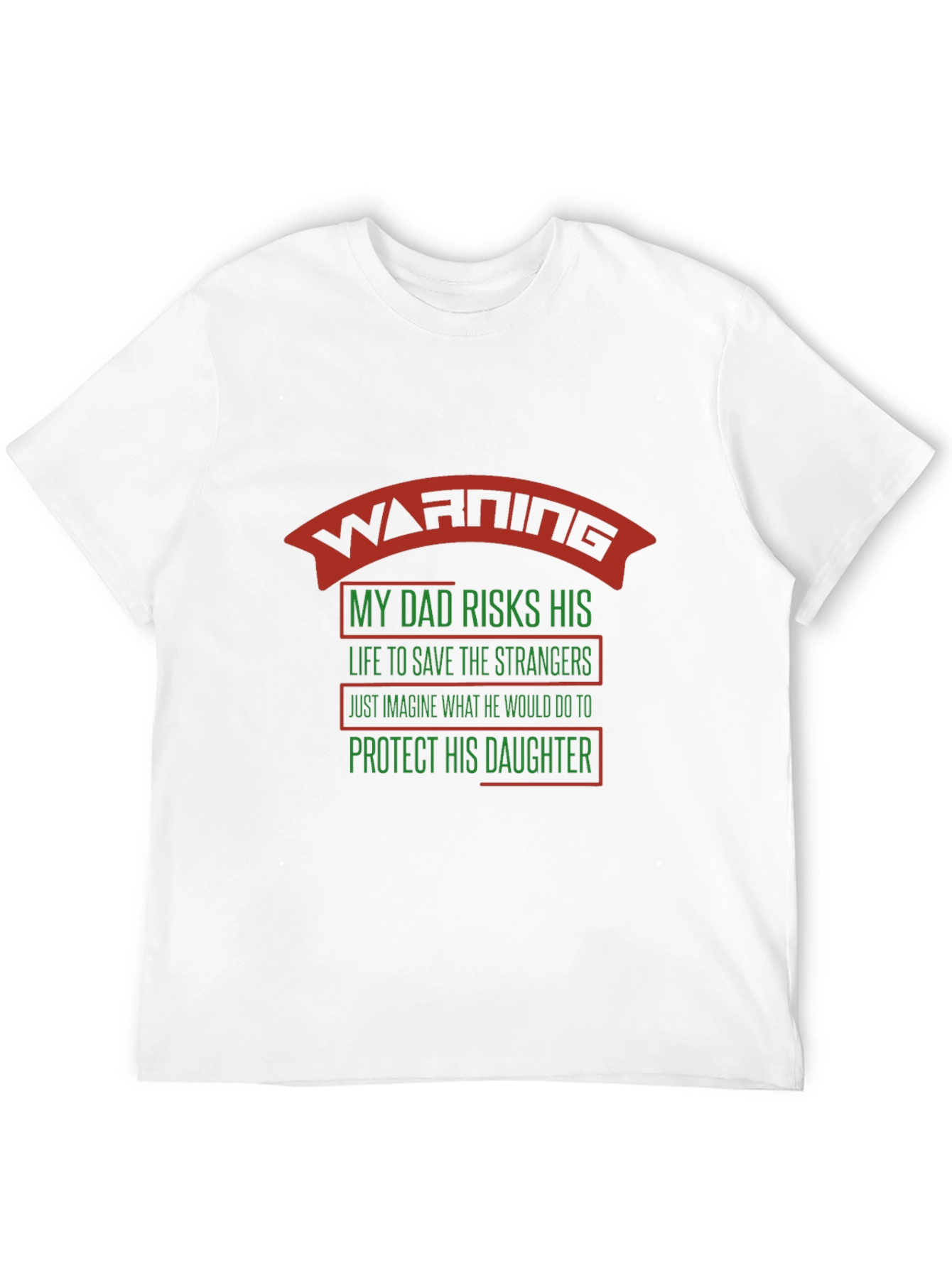 Black Dad Risks His Life T-Shirt view 12