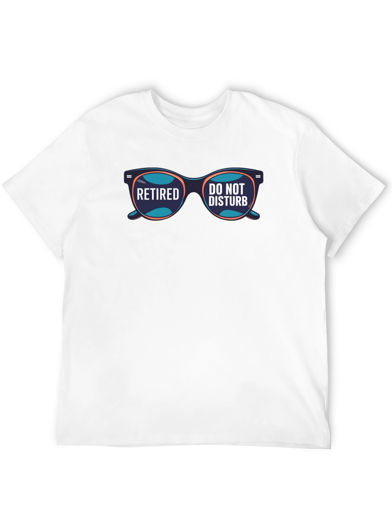 Black Retired Do Not Disturb Graphic T-Shirt view 12