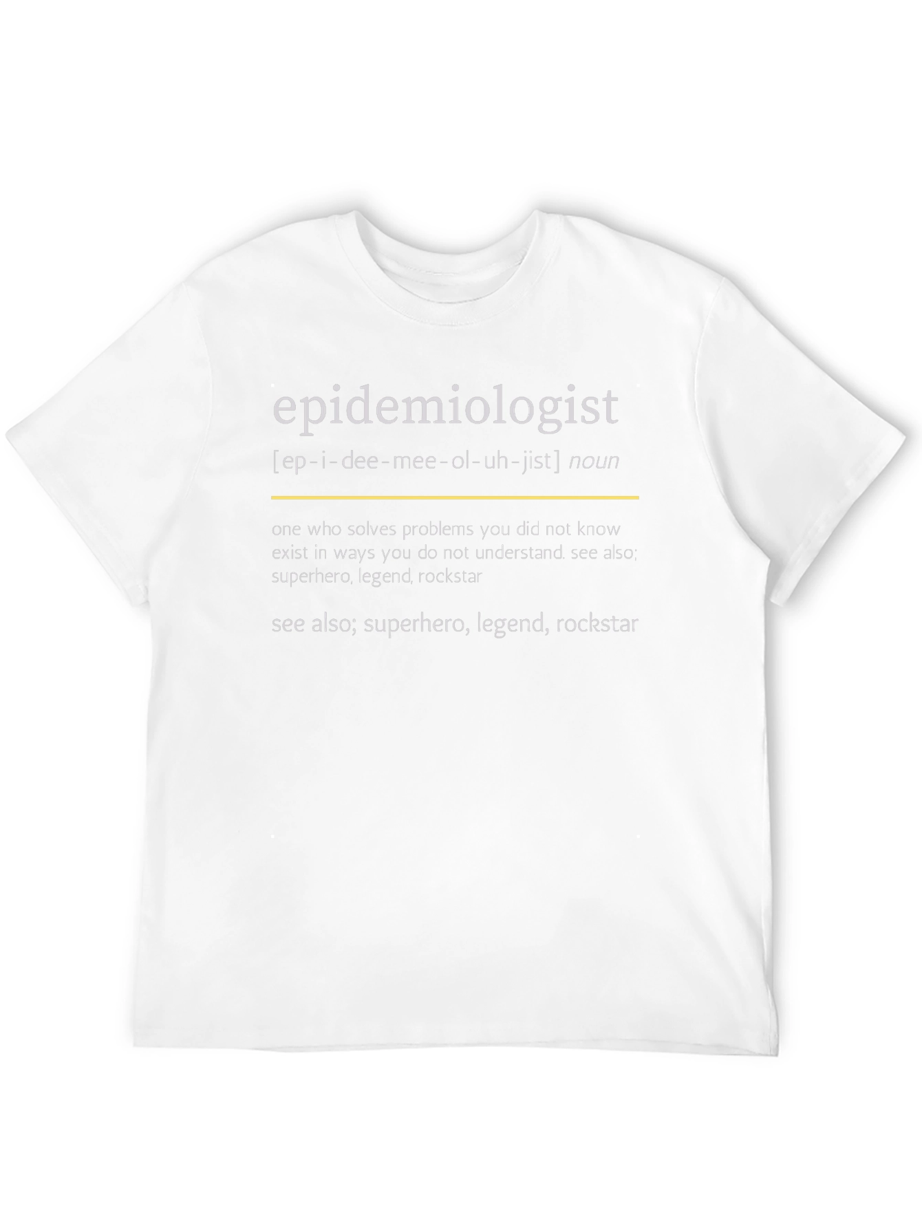 Black Epidemiologist Definition T-Shirt - Science Gift view 12