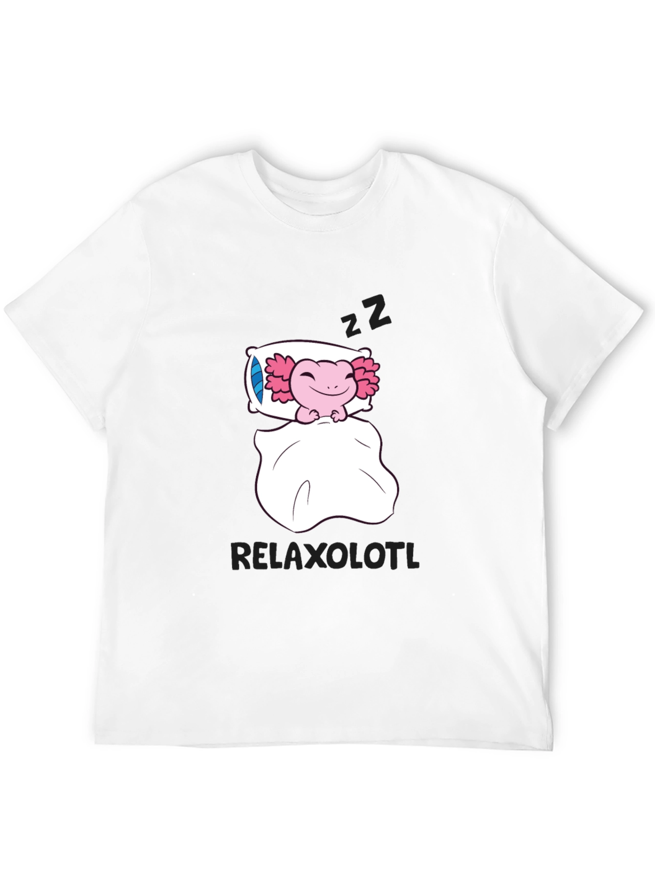 Relaxolotl T-Shirt: Sleepy Axolotl Design - 12