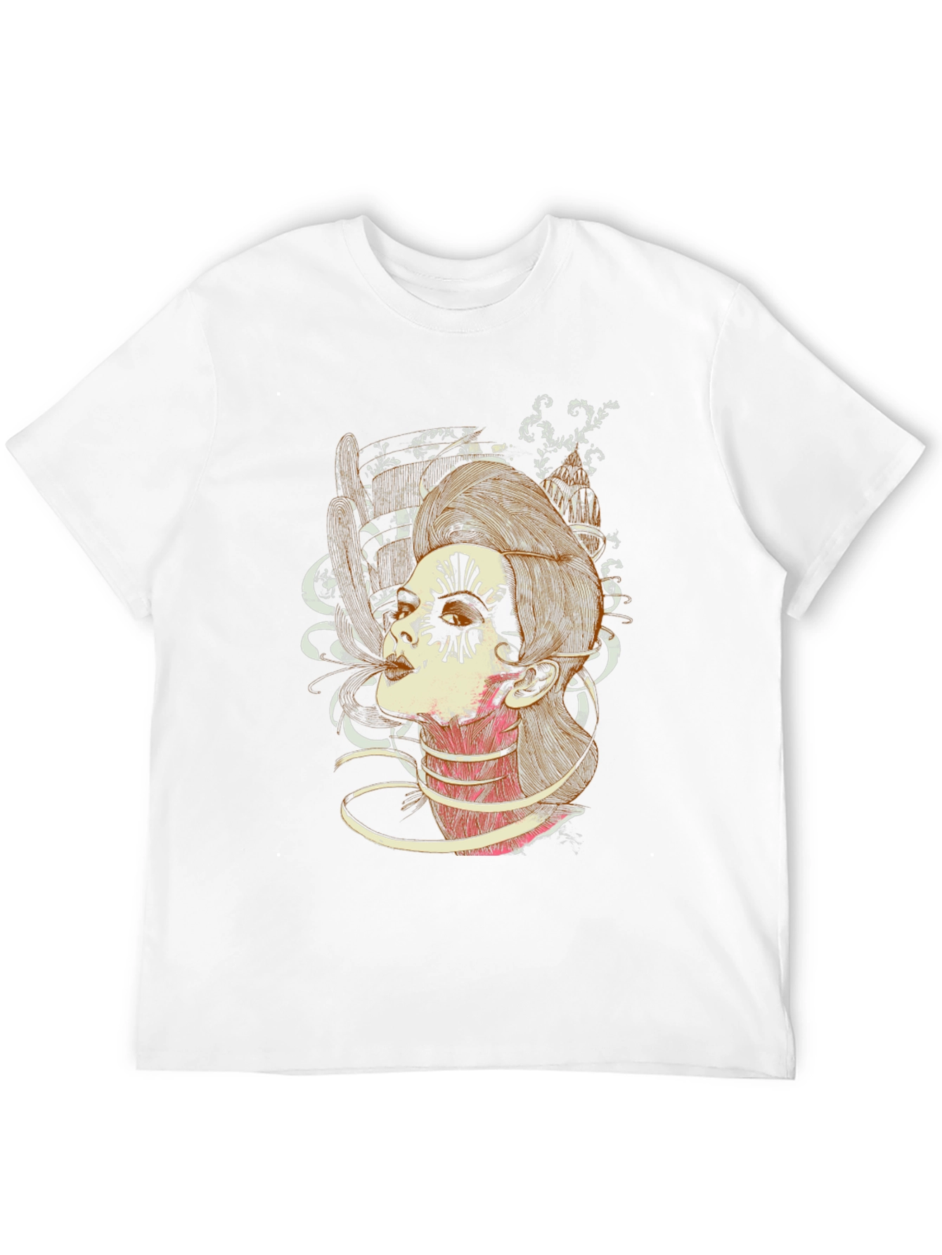 Black Graphic Print Black T-Shirt view 12