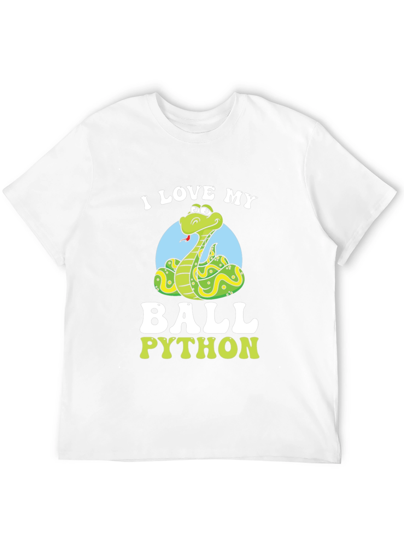 Black I Love My Ball Python T-Shirt Snake Pet Owner view 12