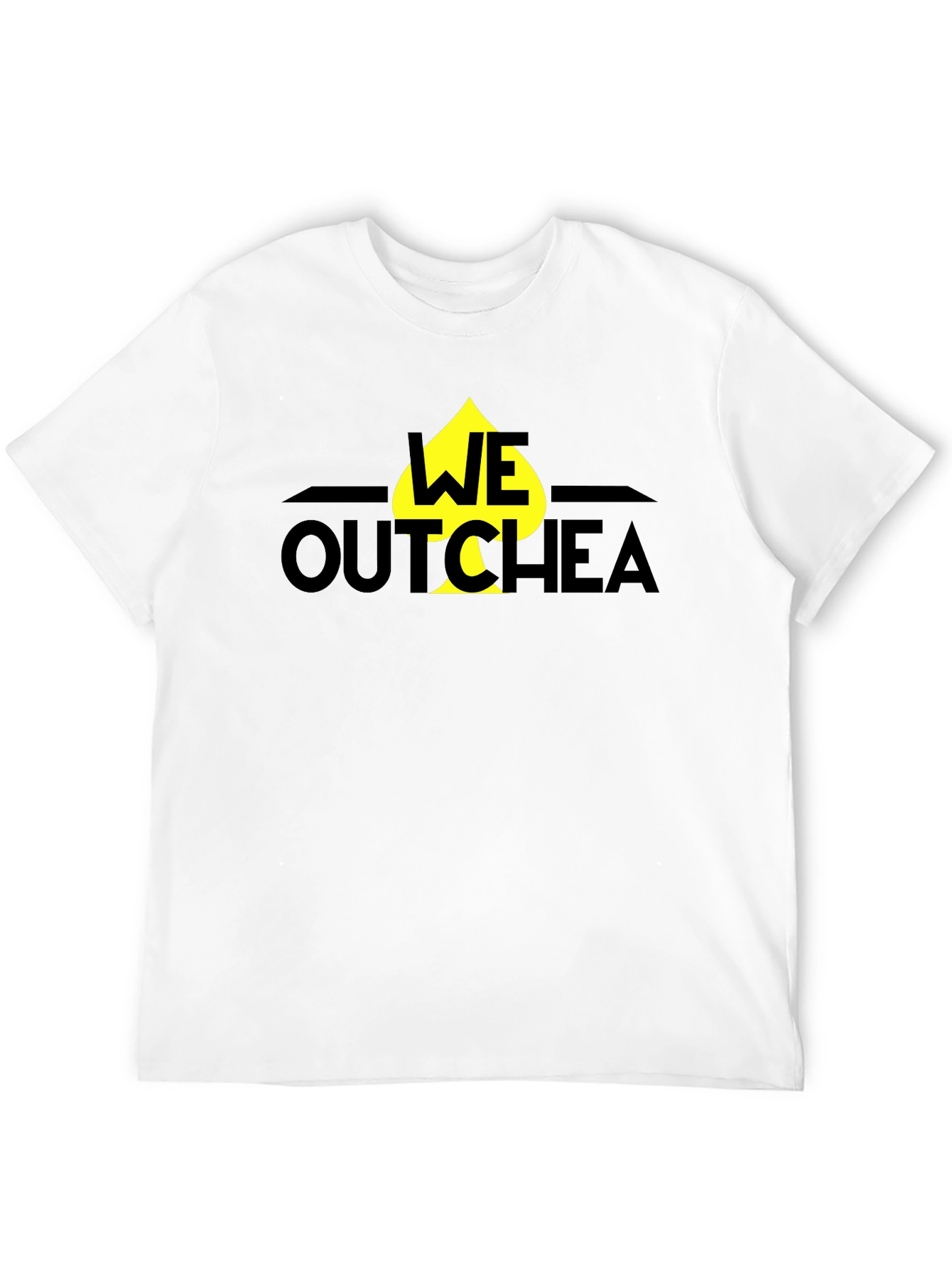 Black We Outchea Spade T-Shirt - Bold Graphic Tee view 12