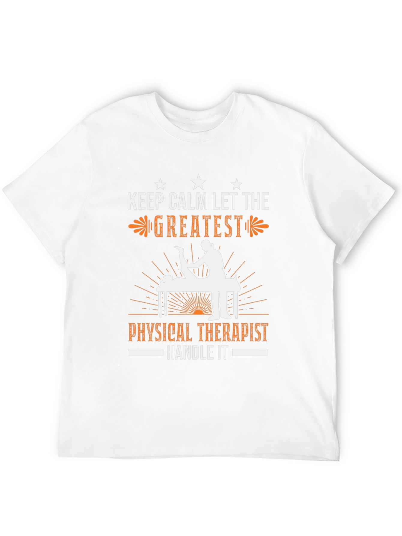 Black Physical Therapist T-Shirt Keep Calm view 12