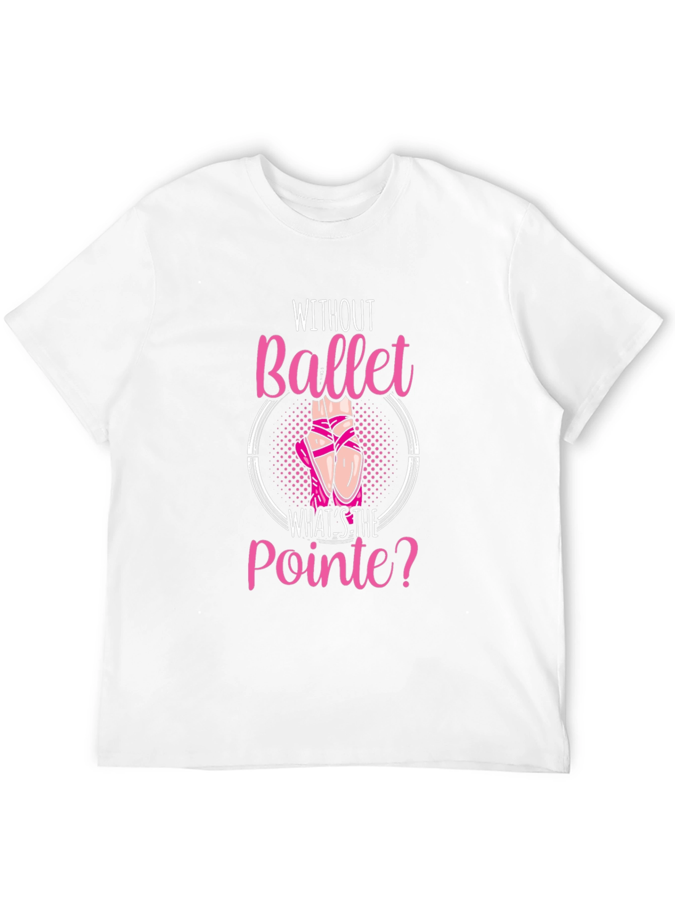 Black Ballet Pointe T-Shirt - Dance Lover Gift view 12