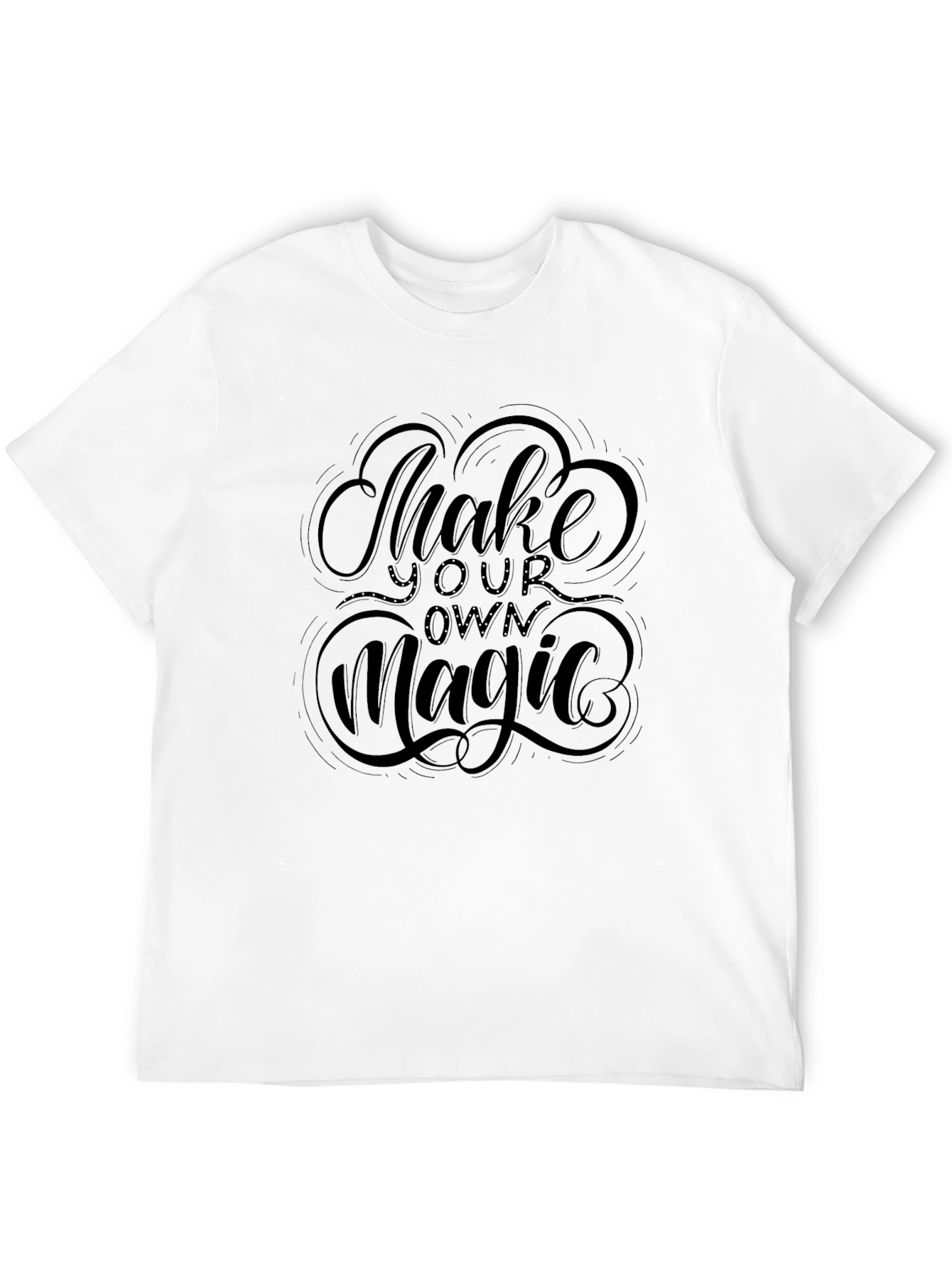 Black Make Your Own Magic Graphic Tee - Black view 12