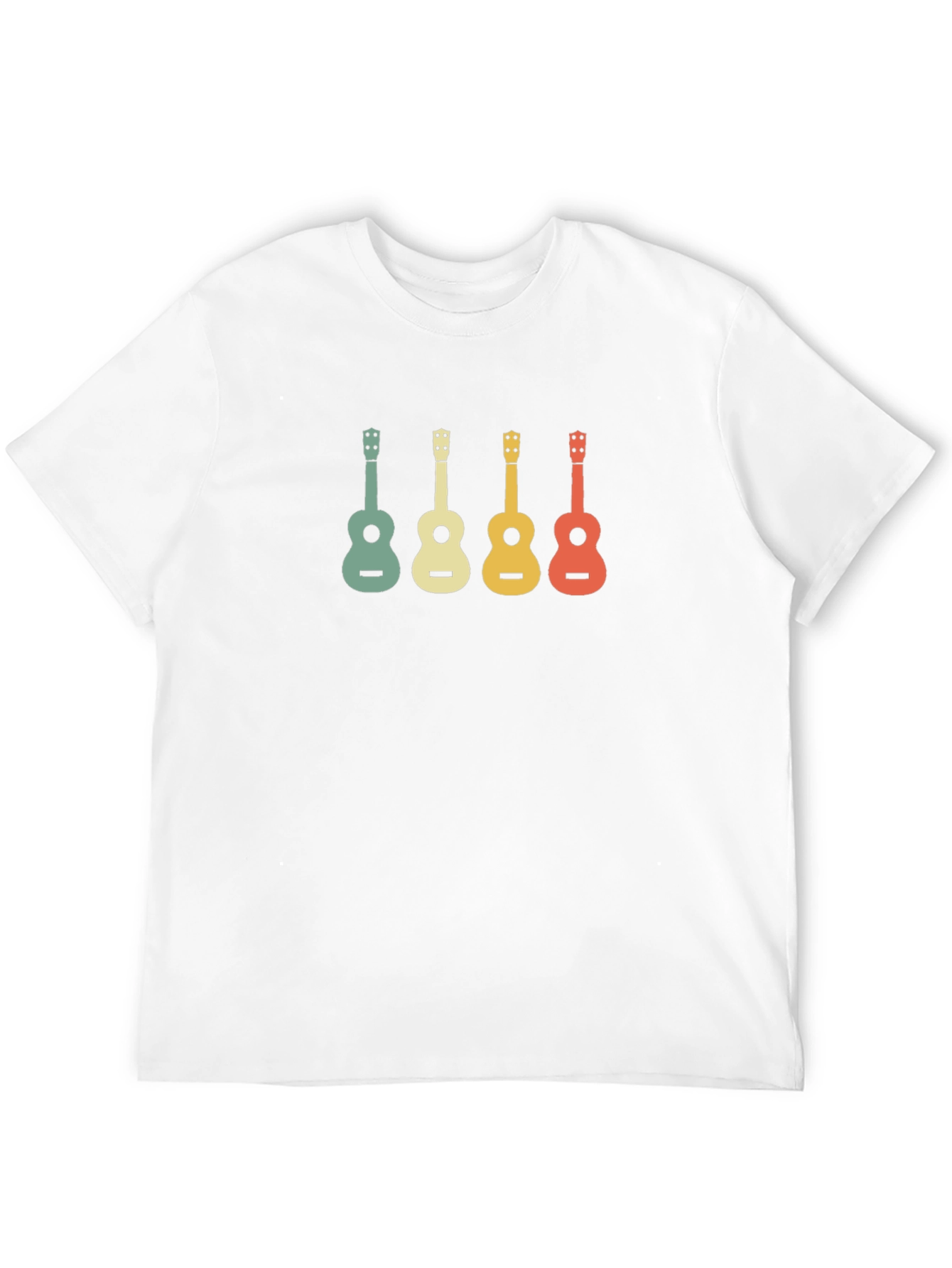 Black Retro Ukulele T-Shirt - Music Lover's Tee view 12