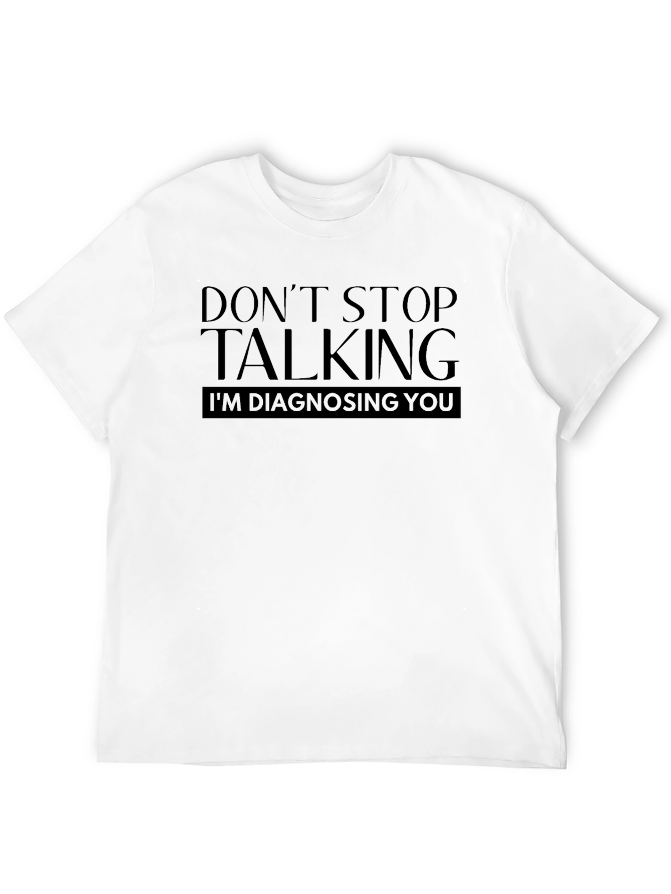 Black Don't Stop Talking Funny Graphic Tee view 12