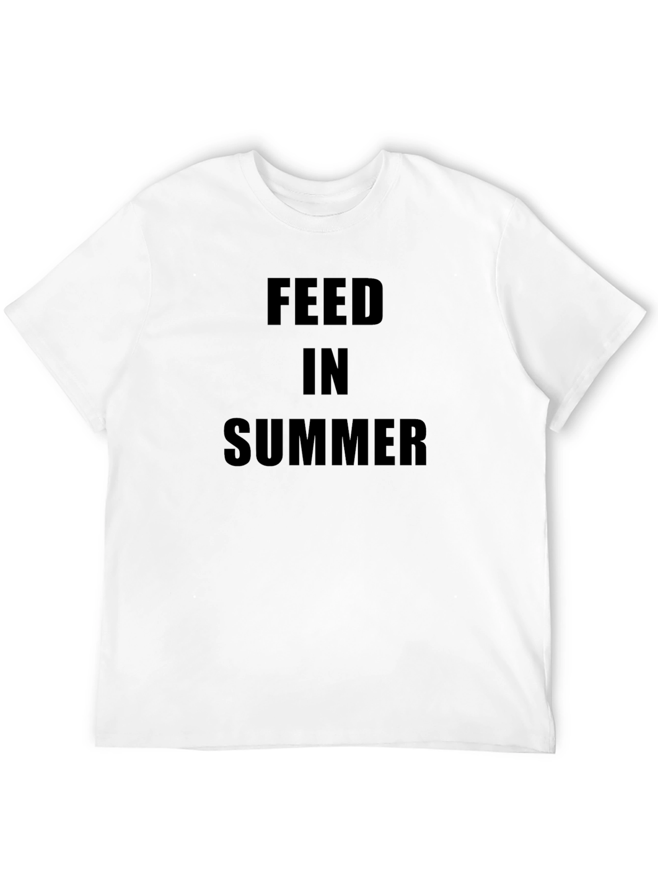 Black Feed In Summer Black Graphic Tee view 12