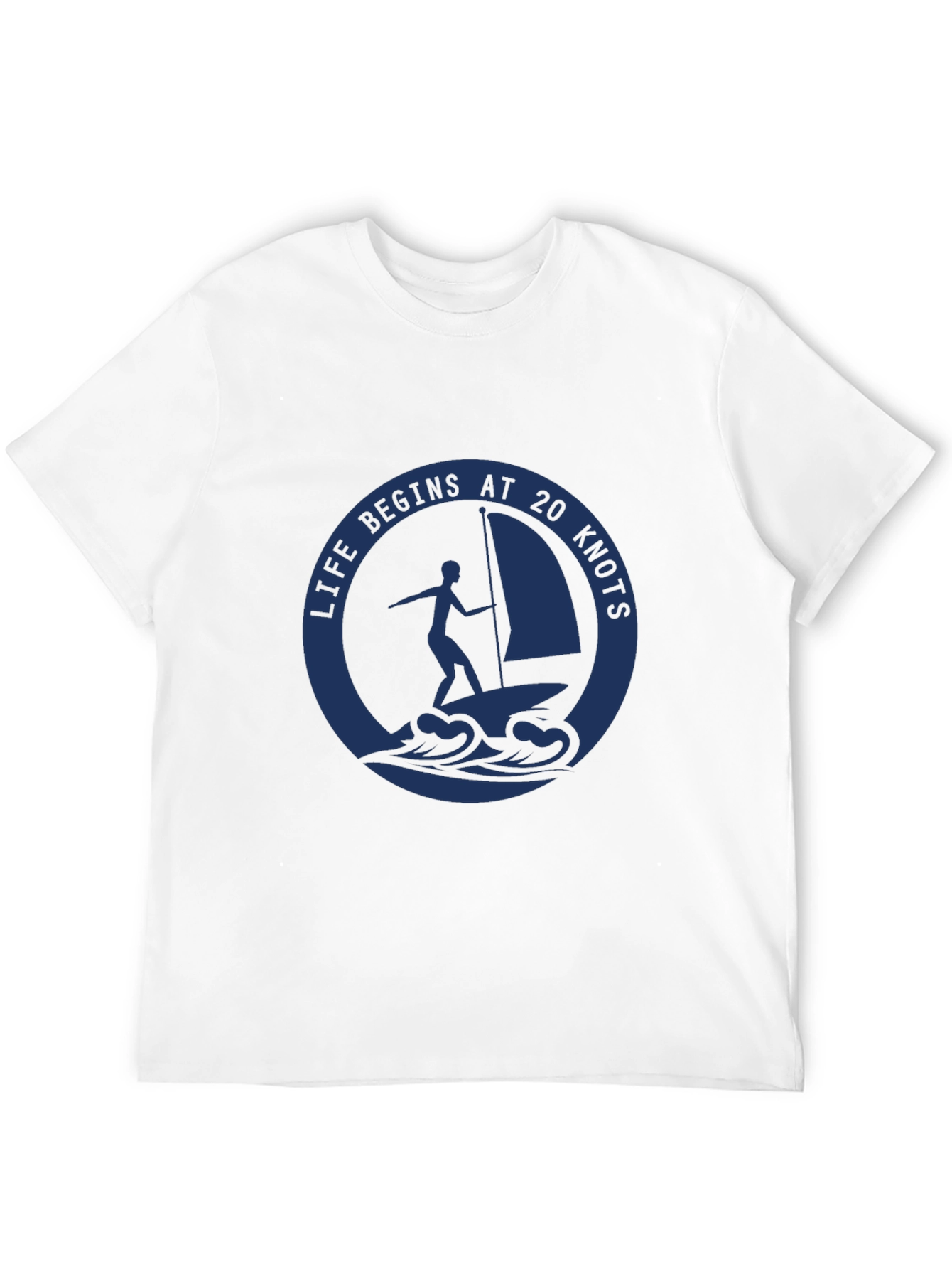 Black Life Begins at 20 Knots T-Shirt view 12