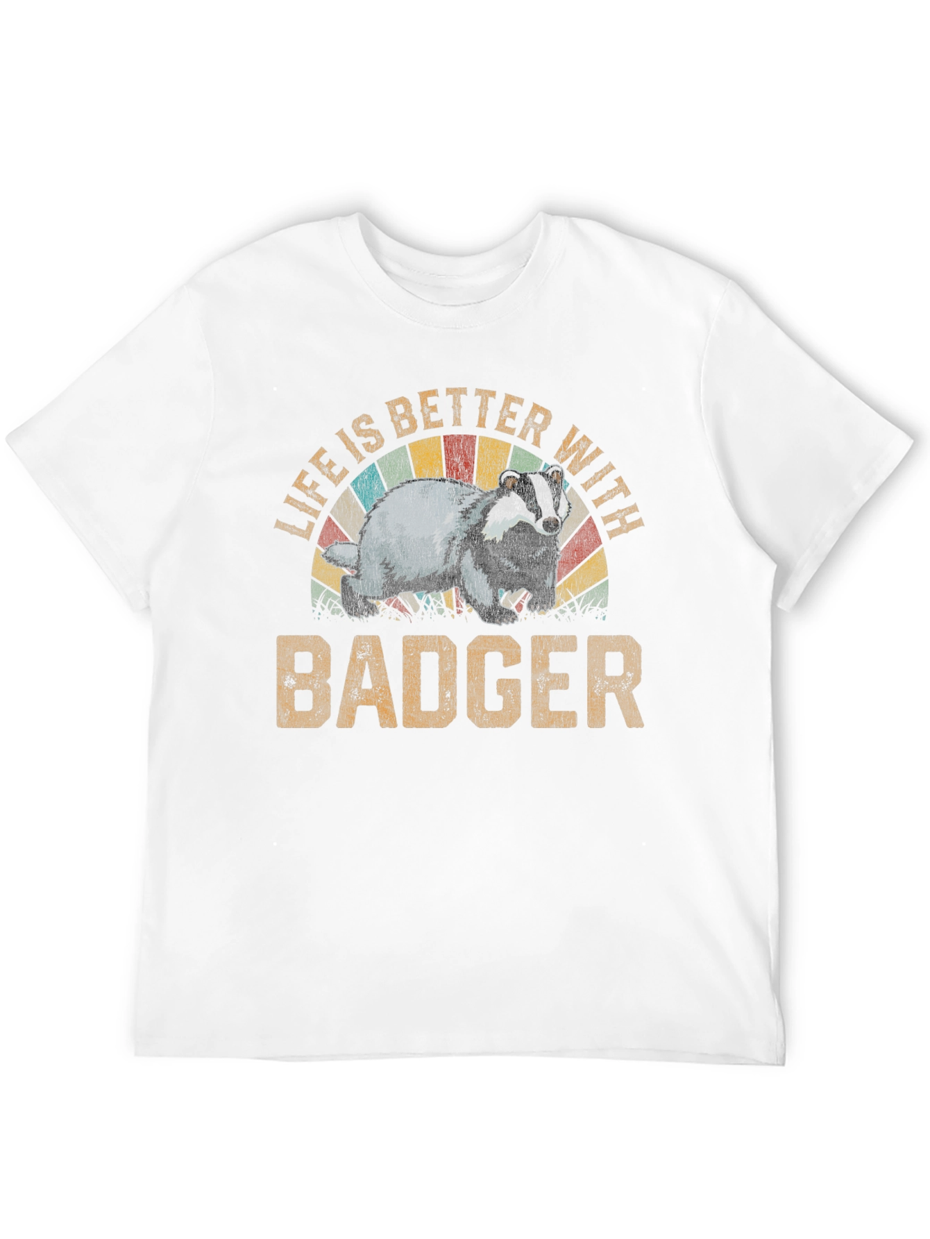 Black Life is Better with Badger T-Shirt view 12