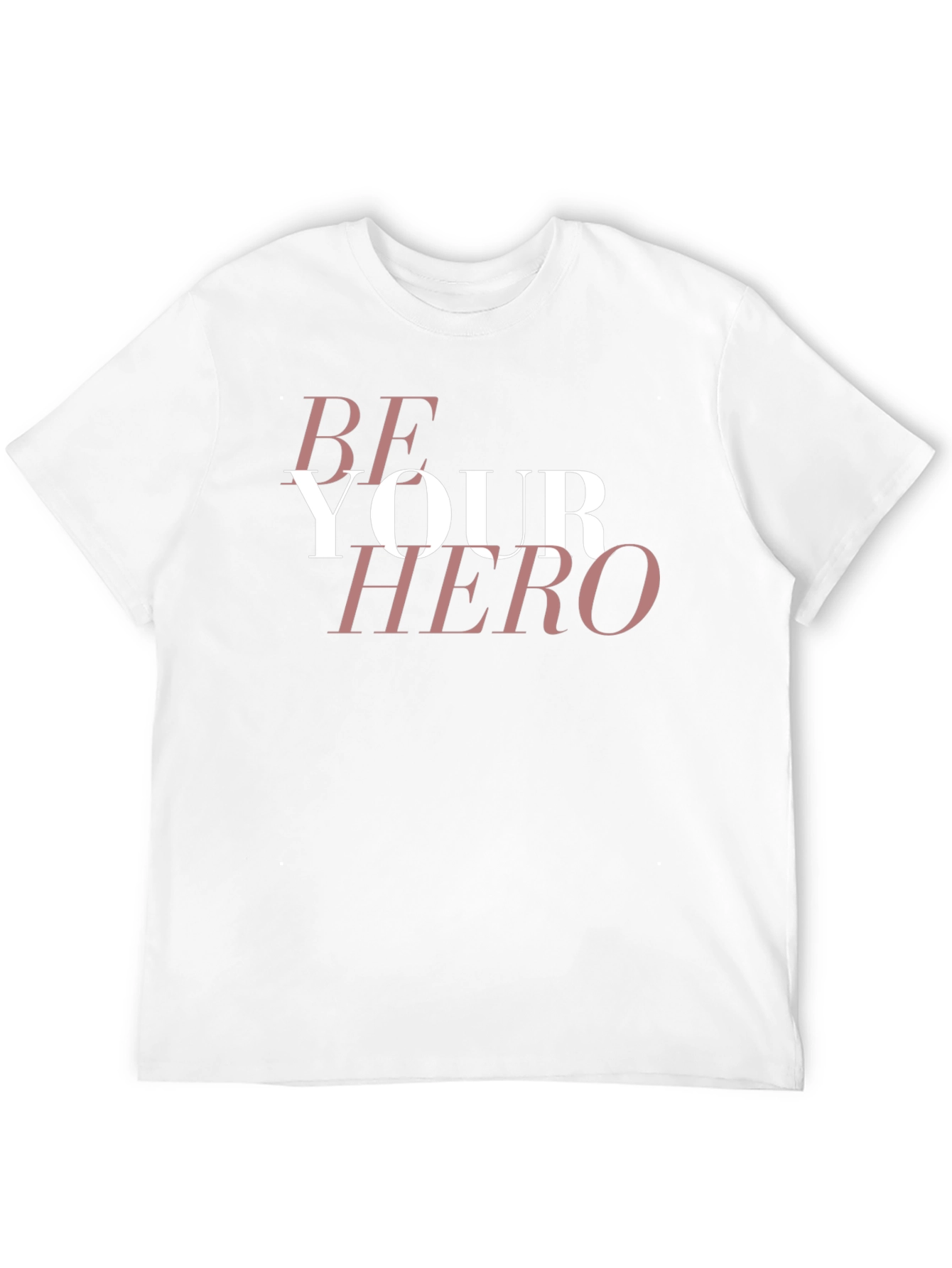 Black Be Your Hero Graphic Tee - Stylish Black T-Shirt view 12