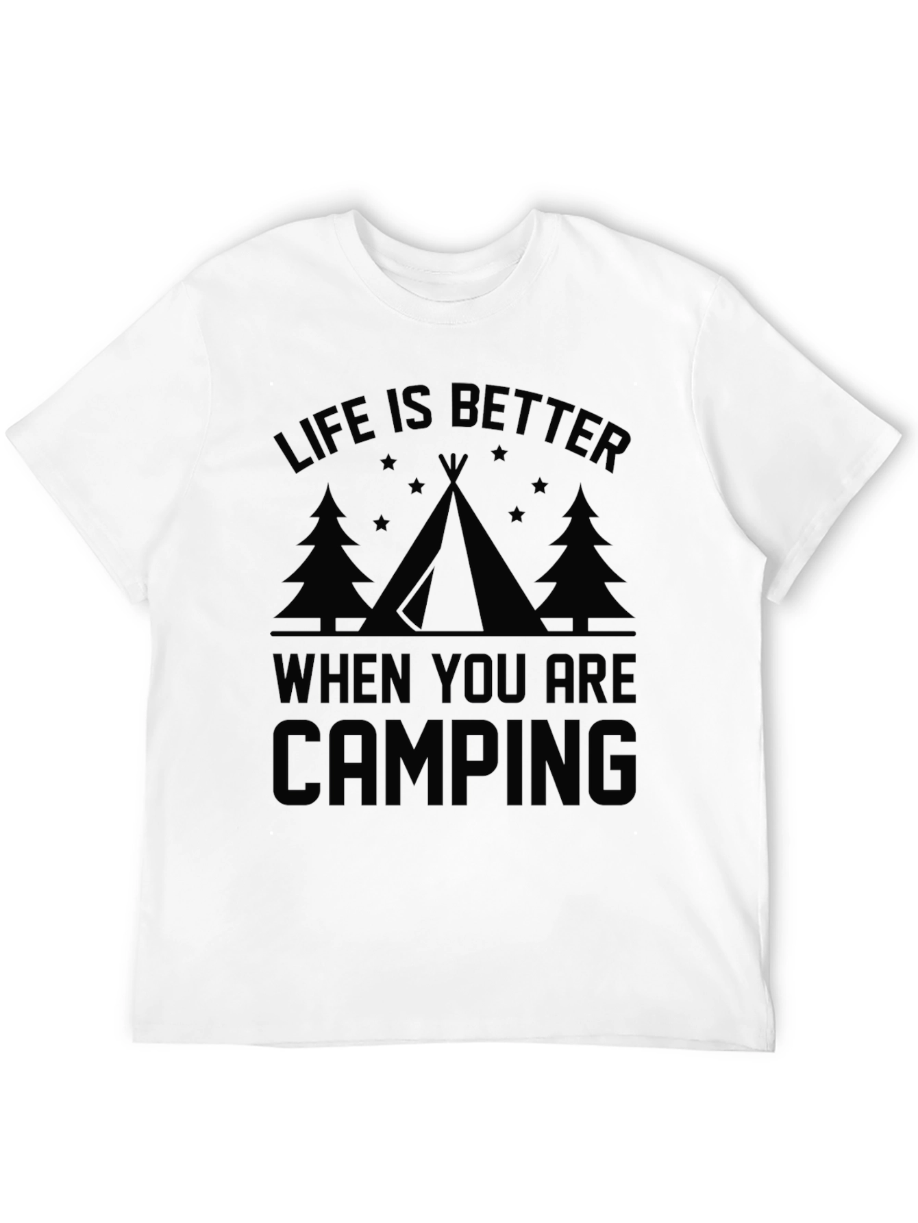 Black Life is Better When You Are Camping T-Shirt view 12