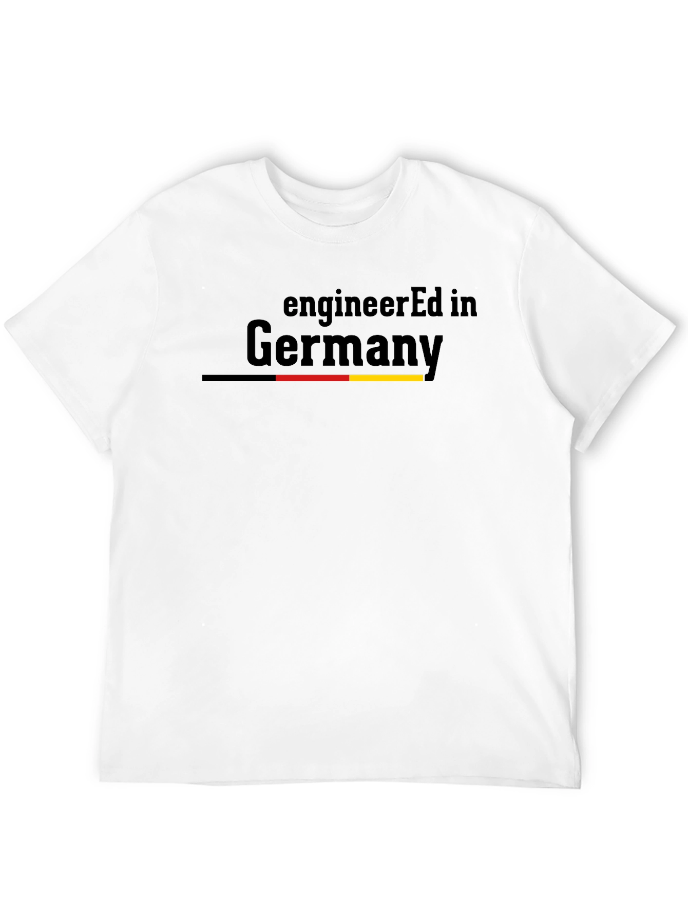 Black EngineerEd in Germany Black T-Shirt view 12