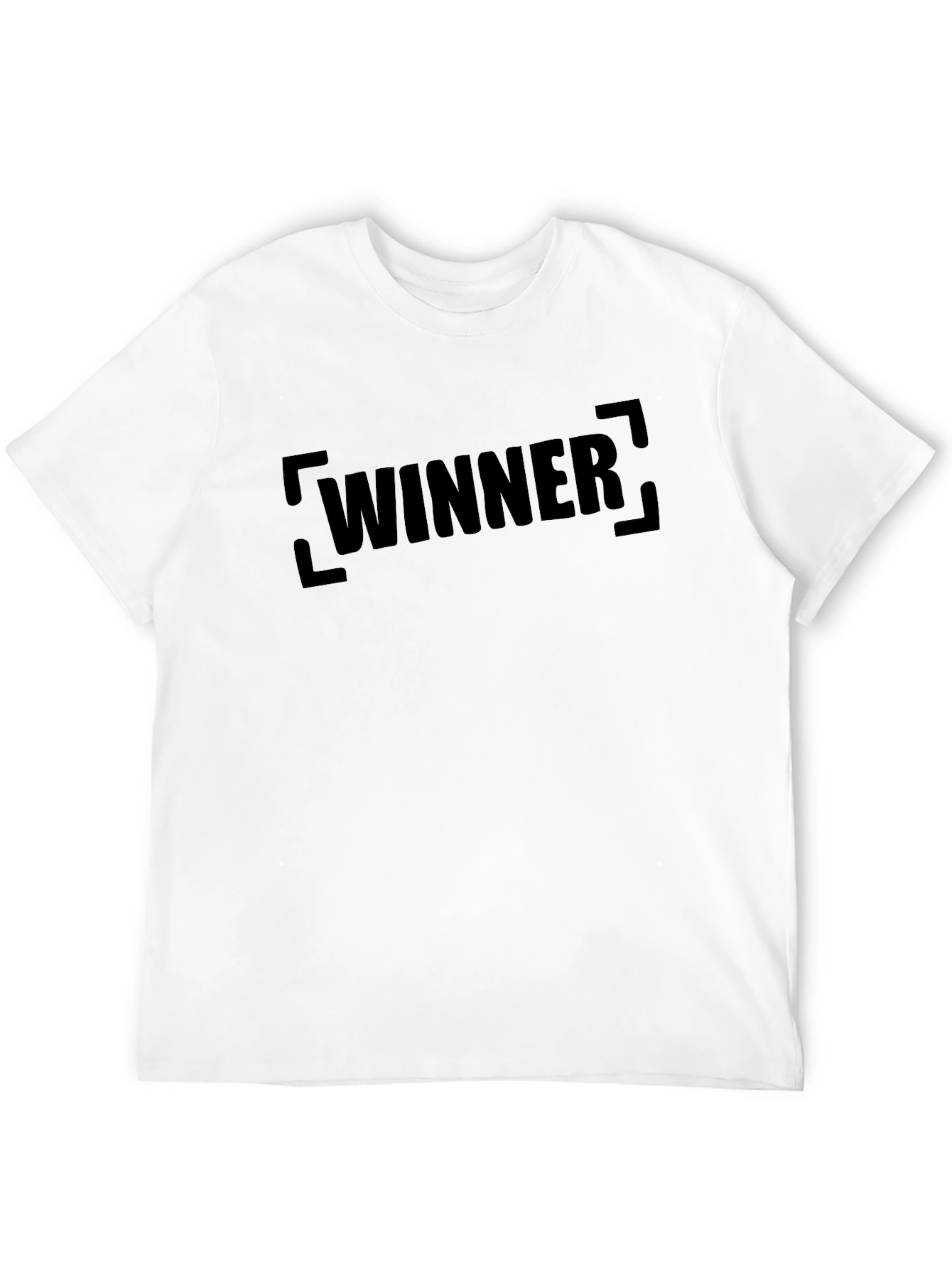 Black WINNER Graphic Tee - Black Cotton T-Shirt view 12