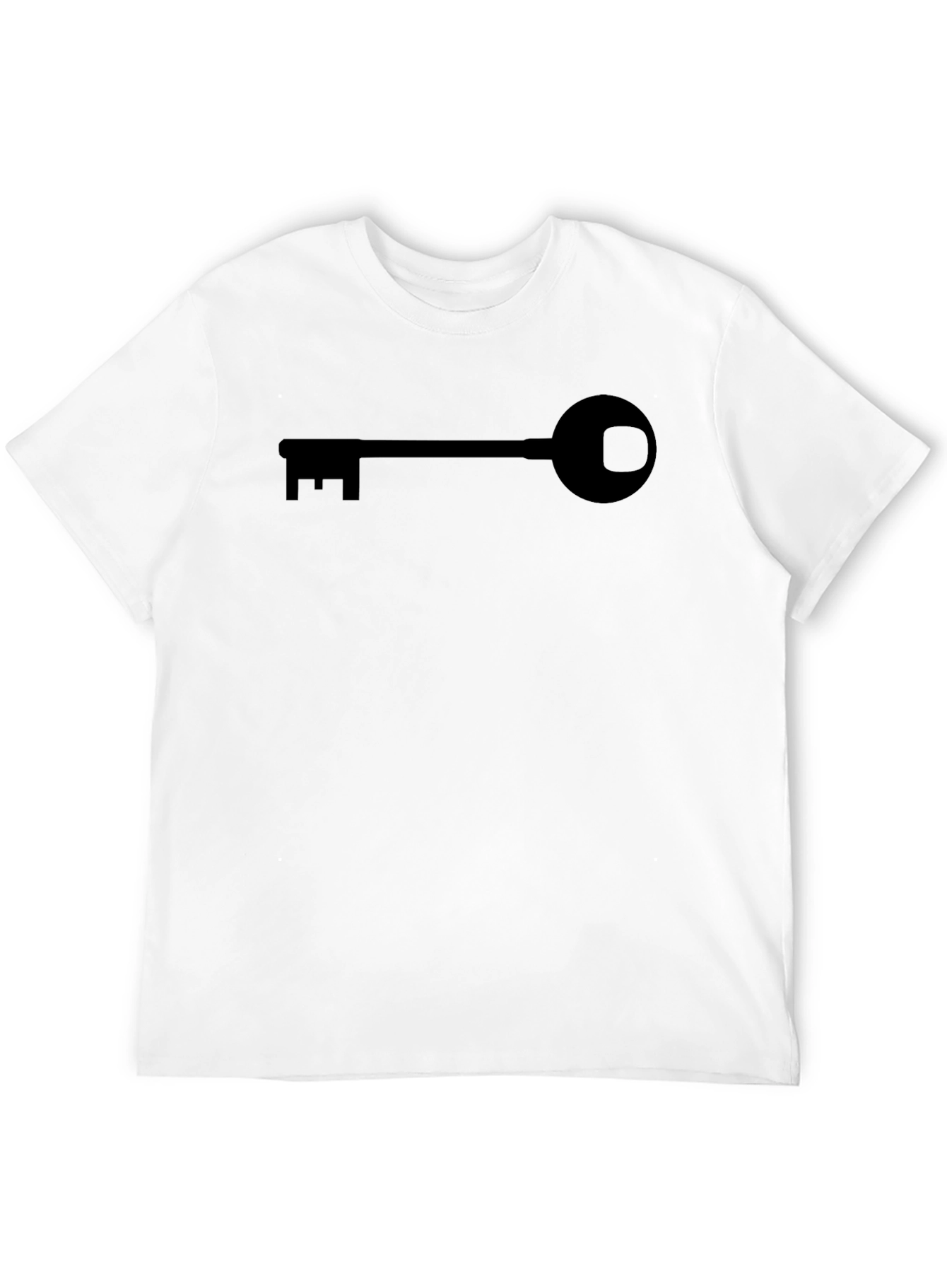 Black Key Graphic T-Shirt - Modern Minimalist Design view 12