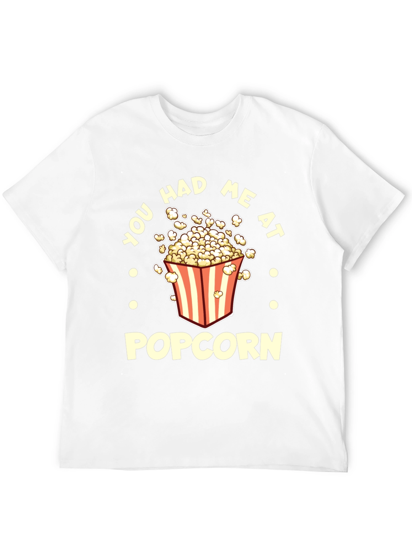 Black You Had Me At Popcorn Graphic T-Shirt view 12