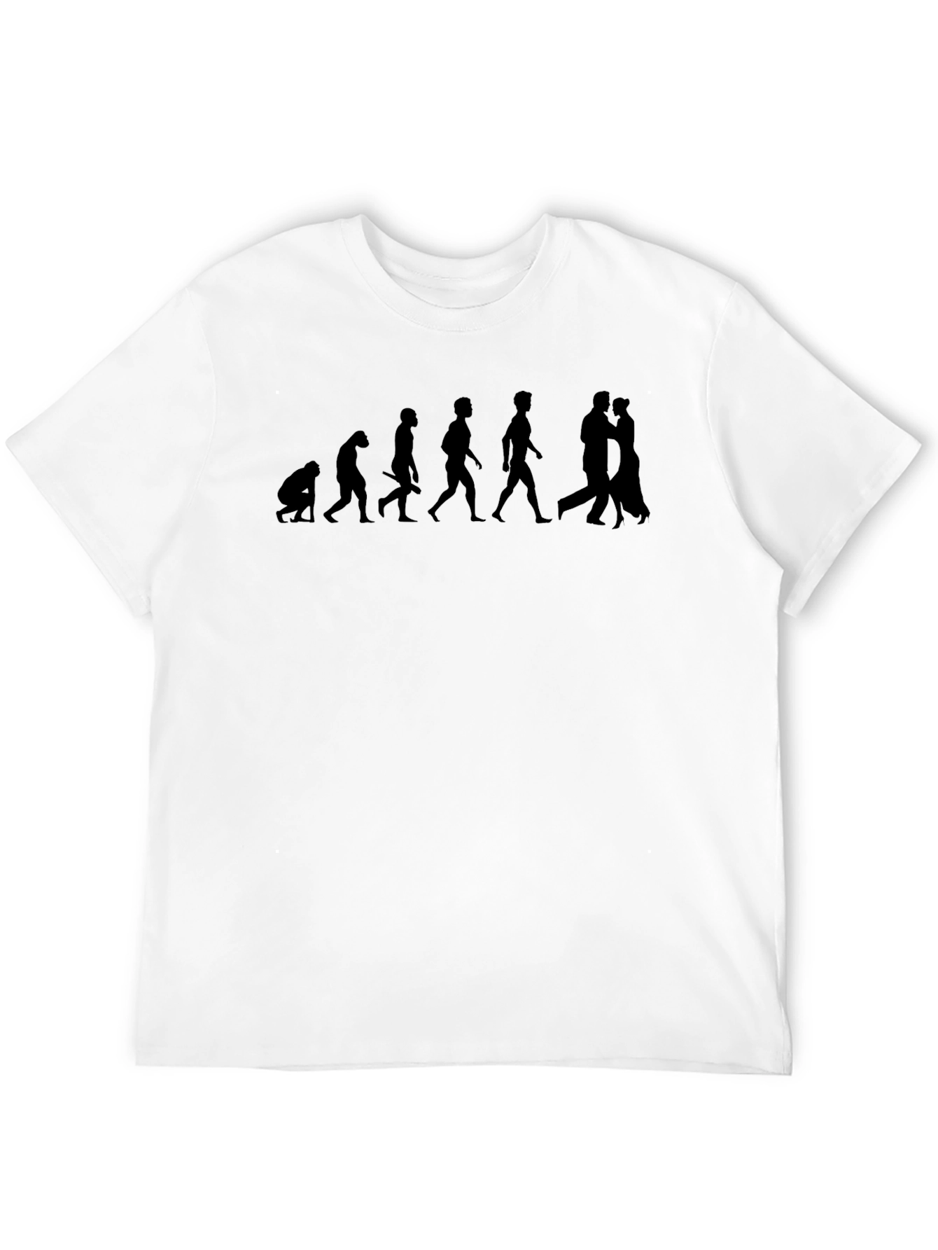 Black Evolution to Romance Black T-Shirt view 12