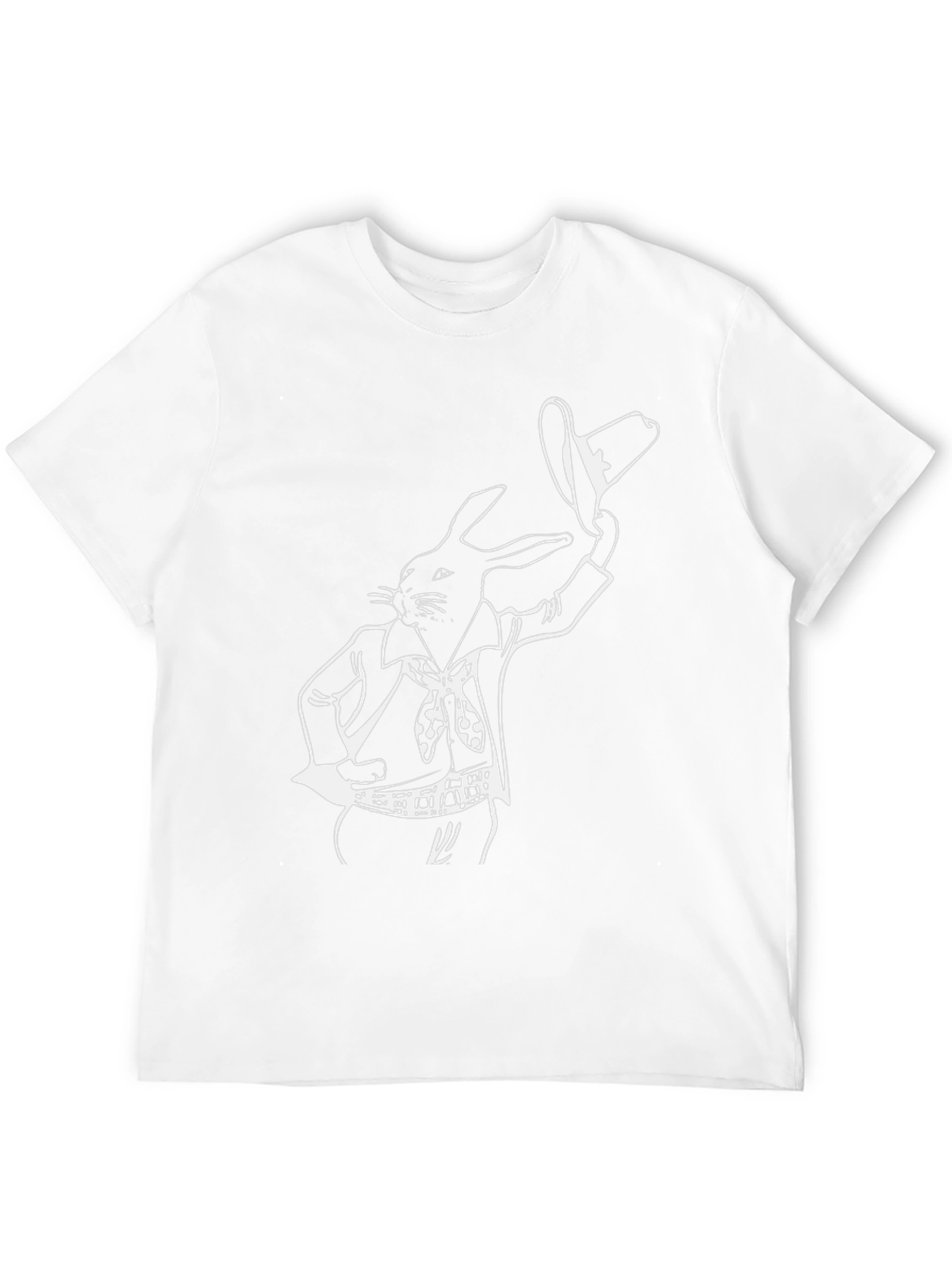 Black Rabbit Cowboy Black T-Shirt view 12