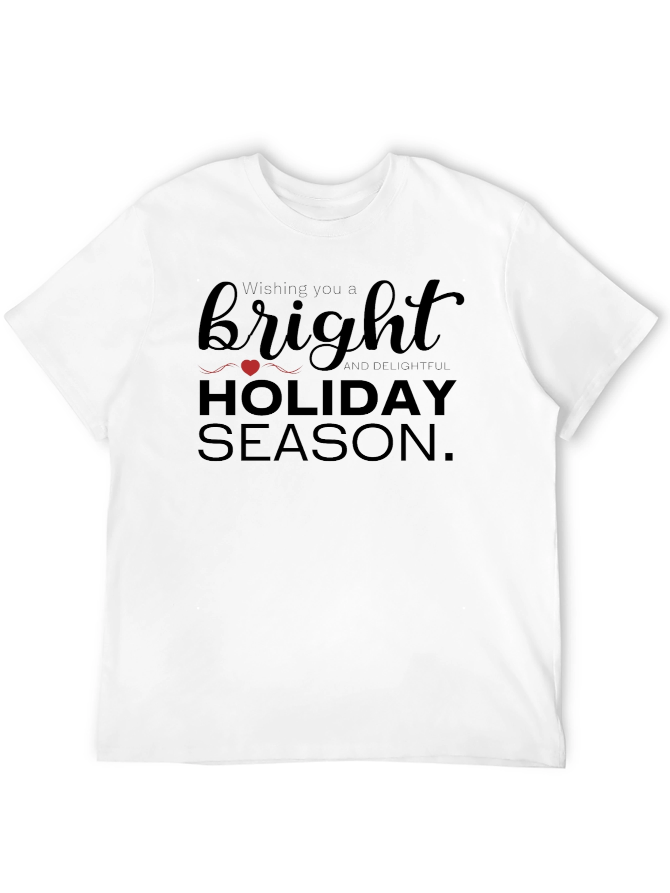Black Bright Holiday Season T-Shirt view 12