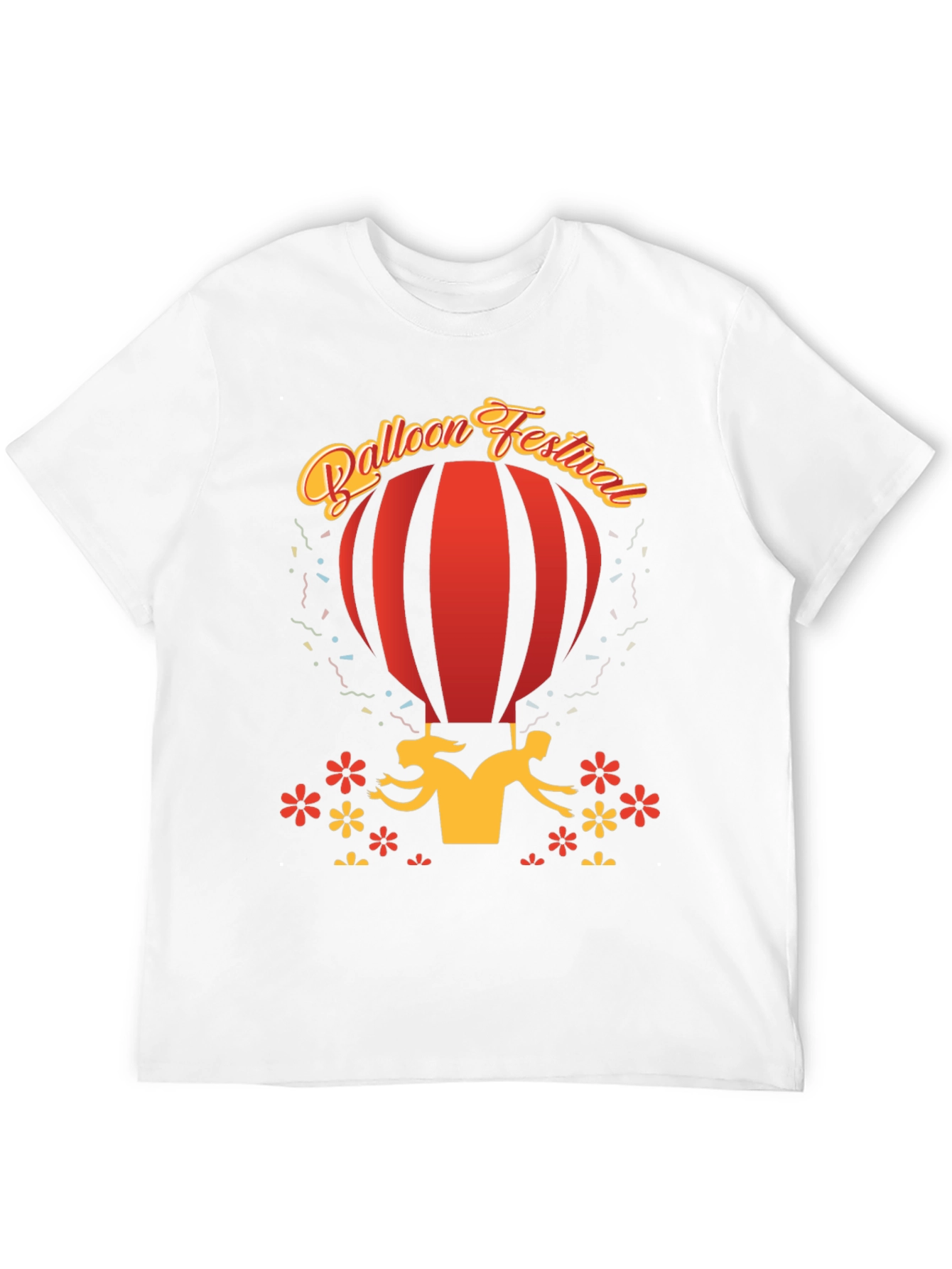 Black Balloon Festival Graphic Black T-Shirt view 12