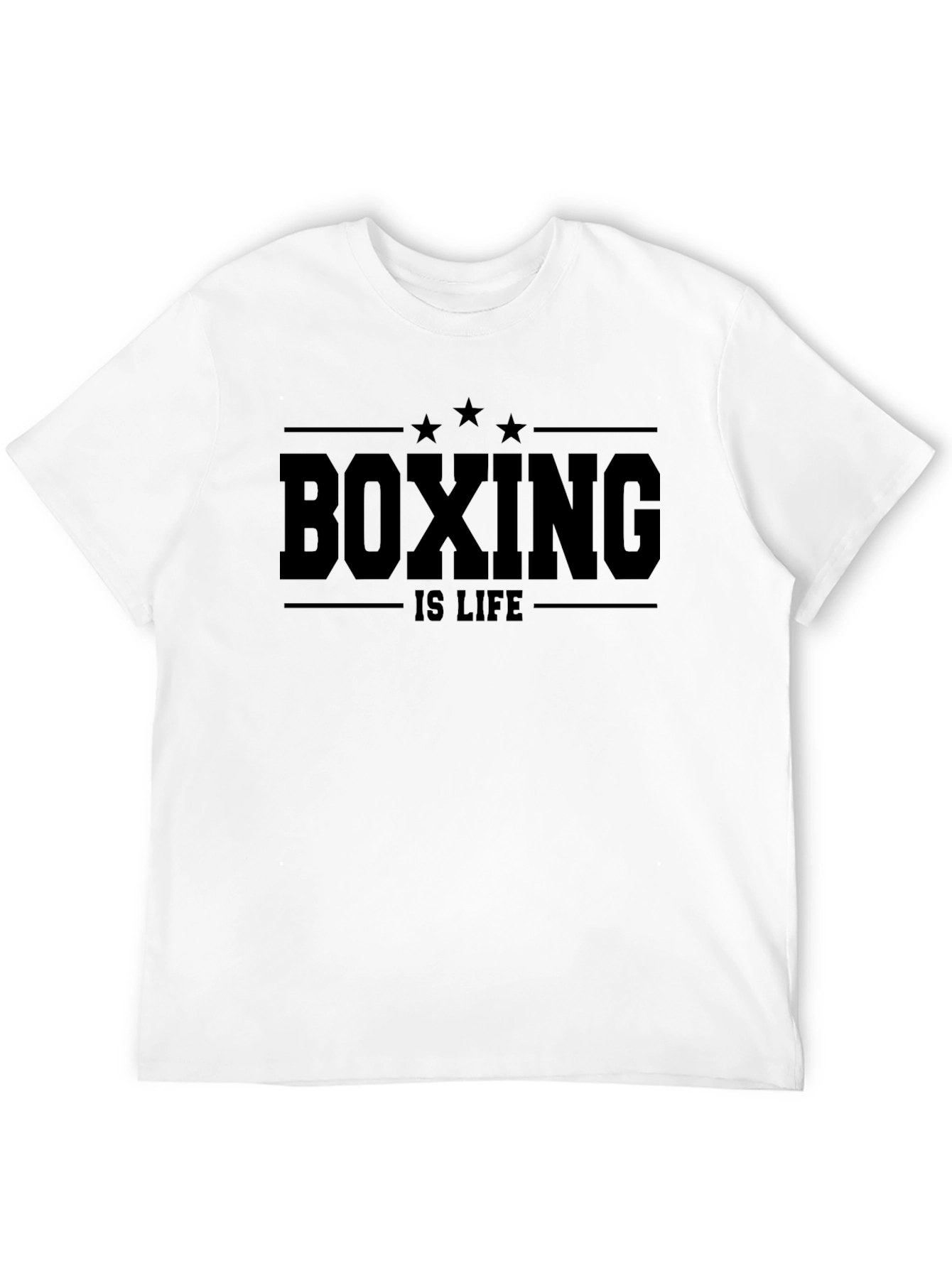 Black Boxing Is Life Black Graphic T-Shirt view 12