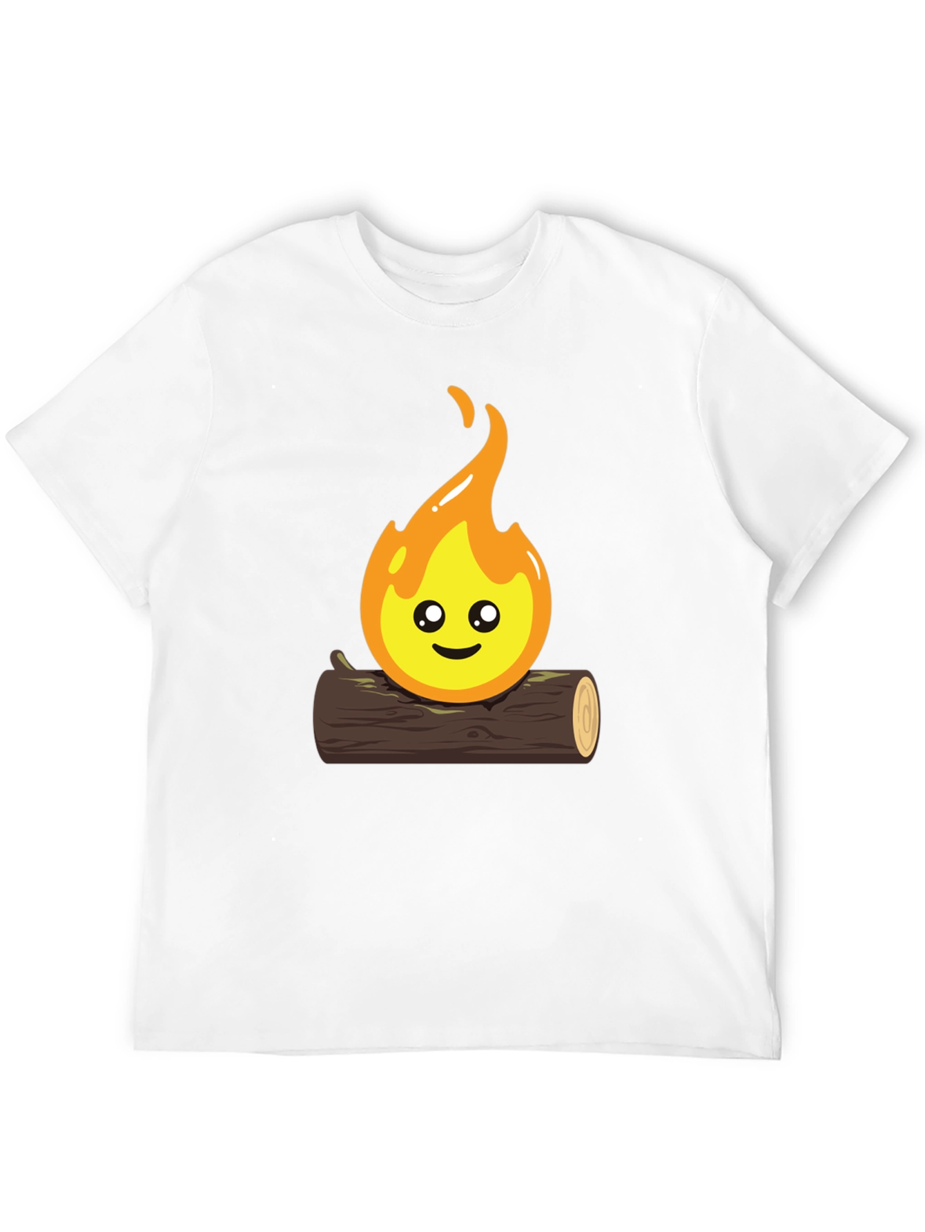 Black Cute Campfire Graphic T-Shirt - Black view 12