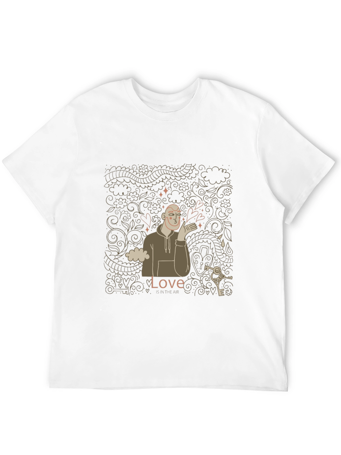 Black Love is in the Air Graphic T-Shirt view 12