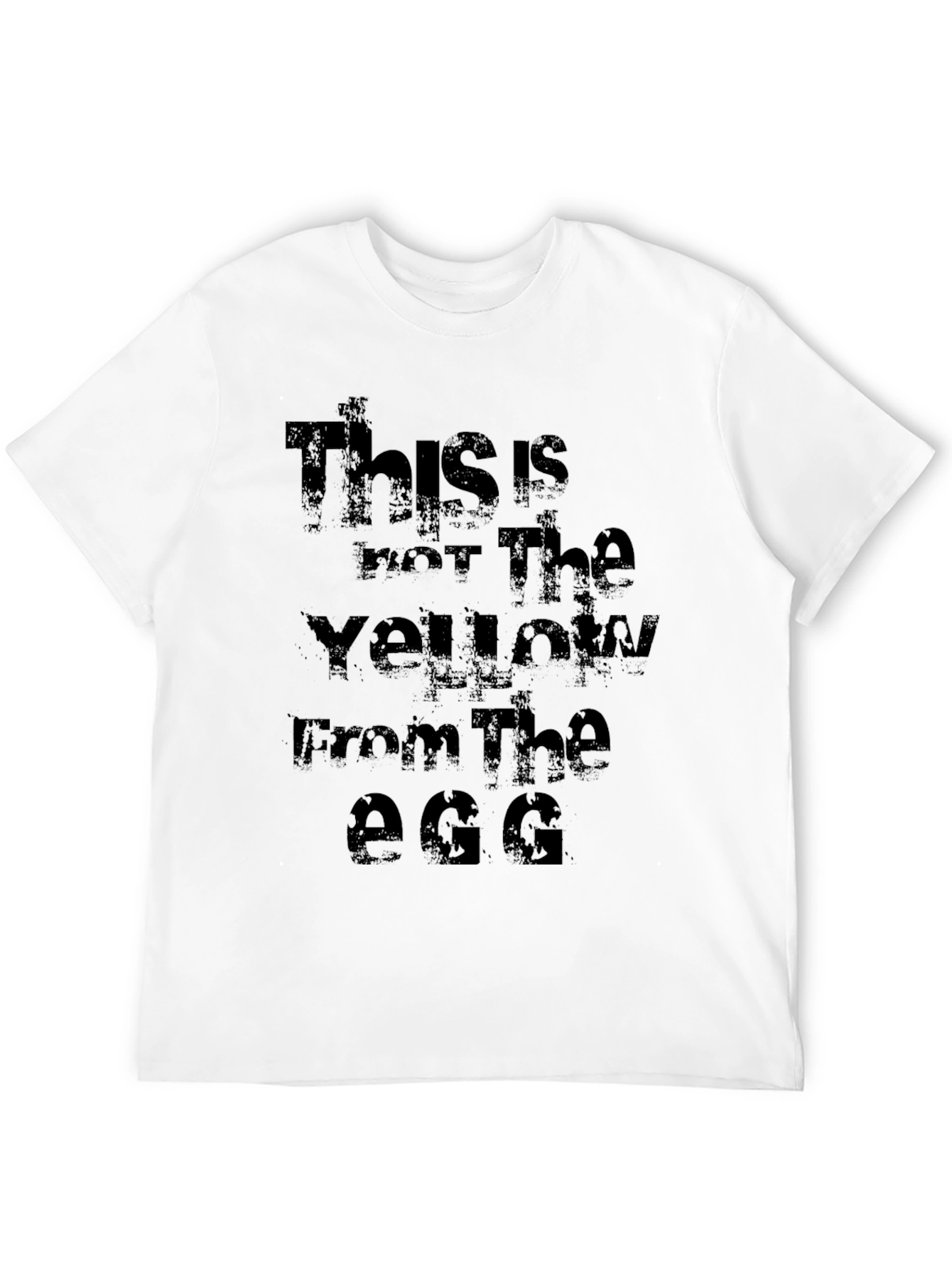 Black Black T-Shirt: This Is Not The Yellow From The Egg view 12