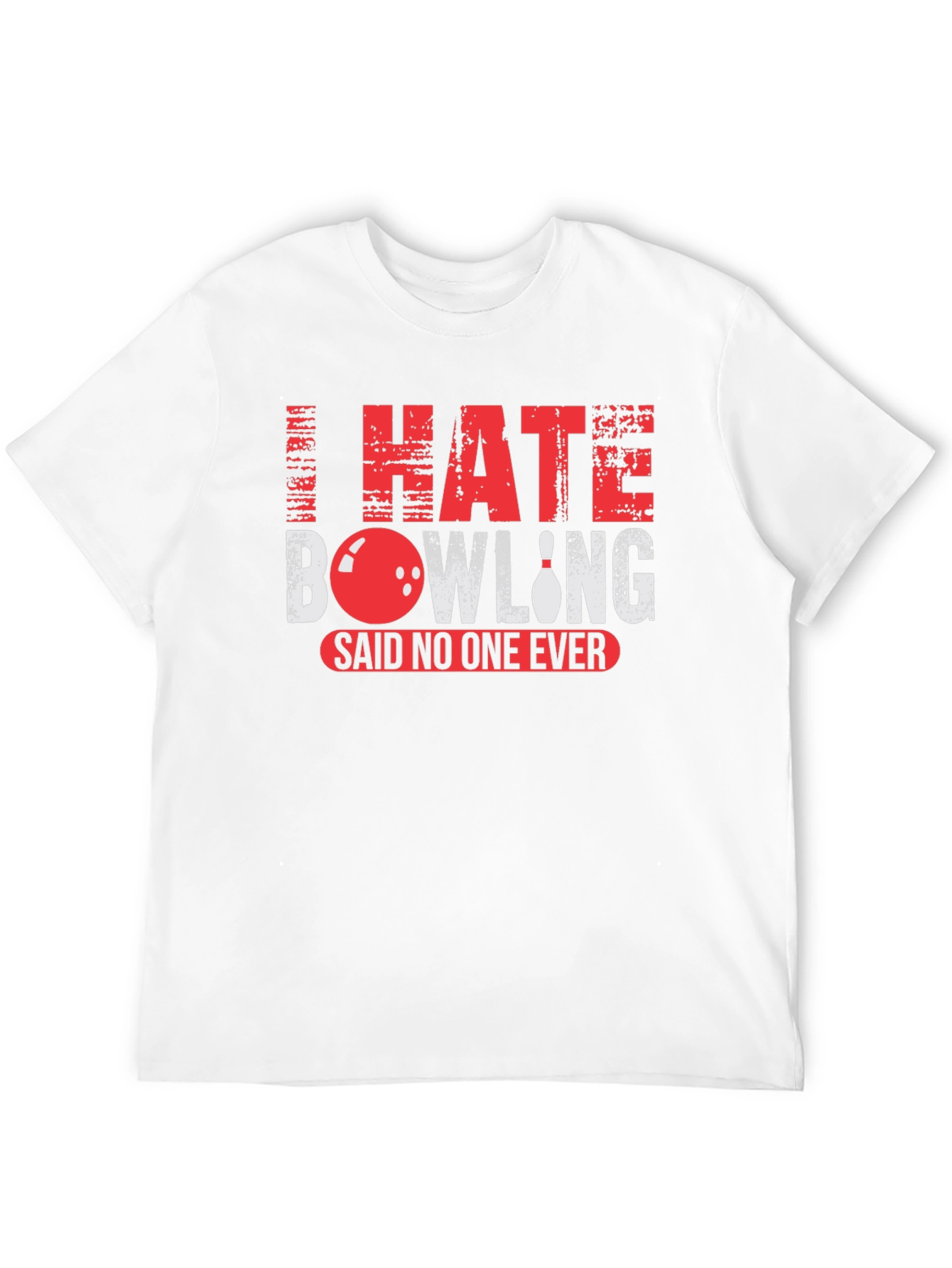 Black I Hate Bowling Said No One Ever T-Shirt view 12