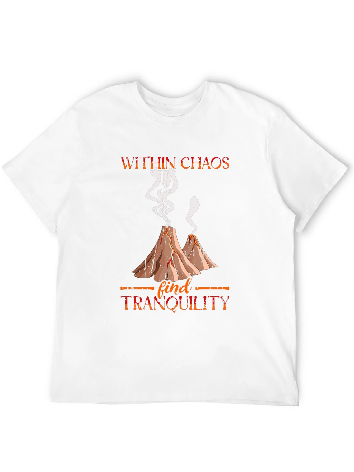 Black Within Chaos Tranquility Graphic Tee view 12