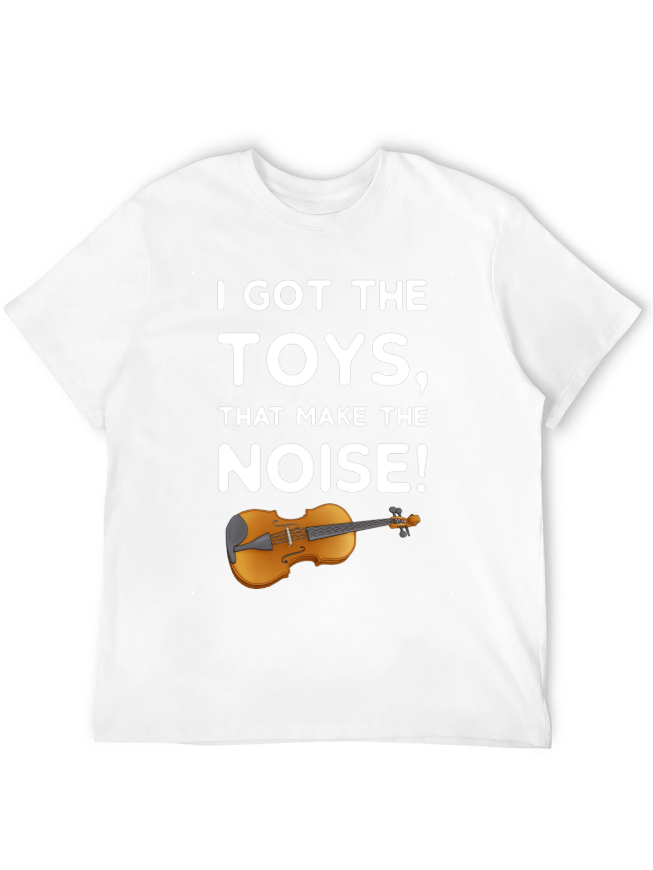 Black I Got The Toys Violin Black T-Shirt view 12