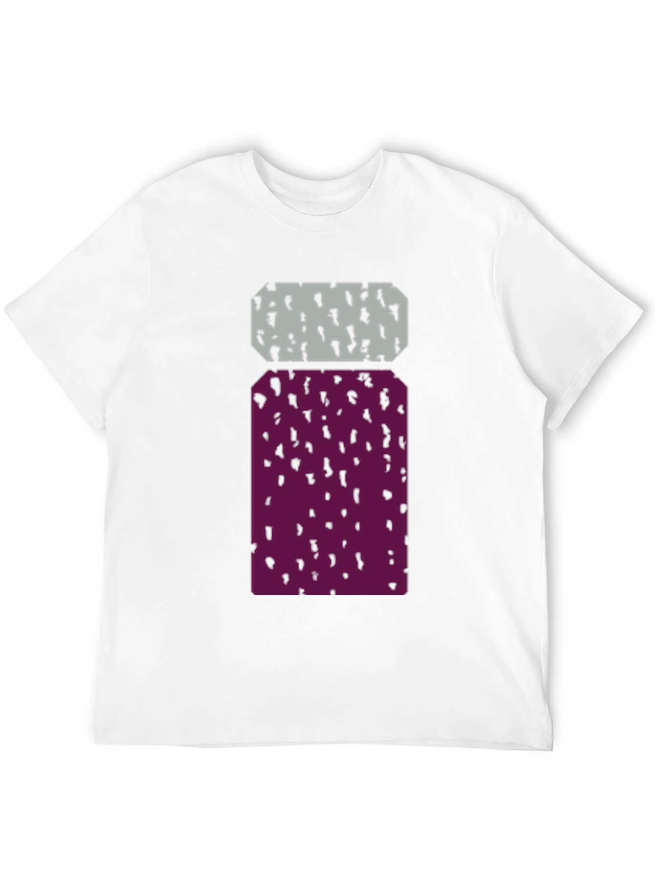 Black Abstract Patterned T-Shirt view 12