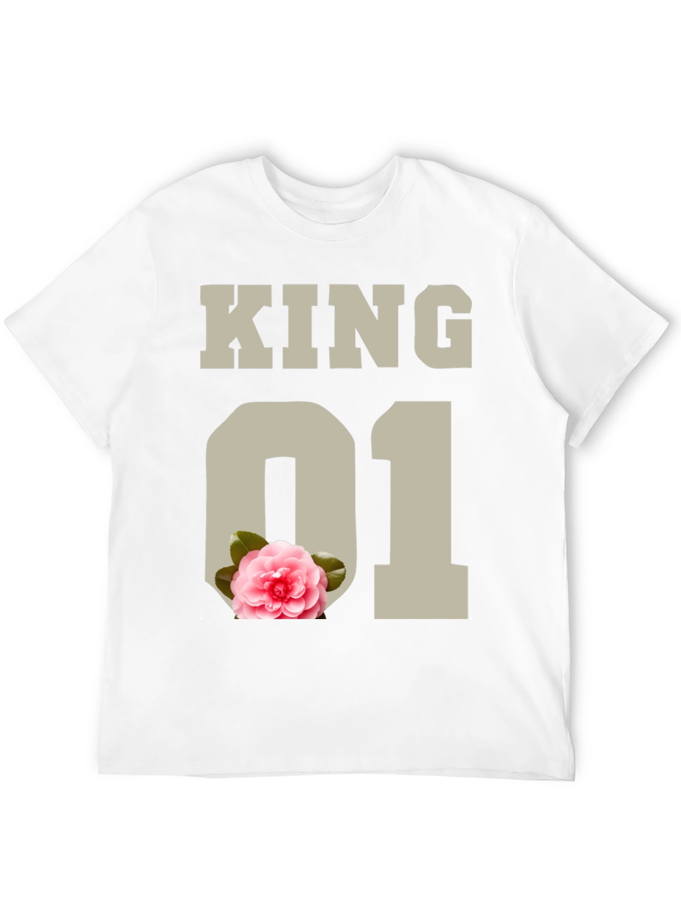 Black King 01 Floral Graphic Tee view 12