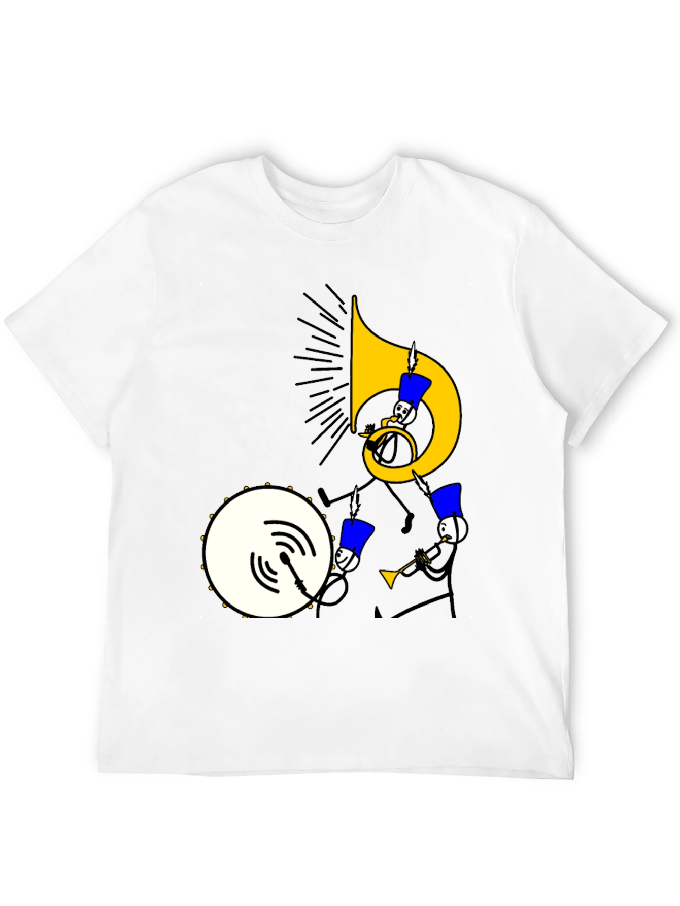 Black Musical Marching Band Graphic Tee view 12